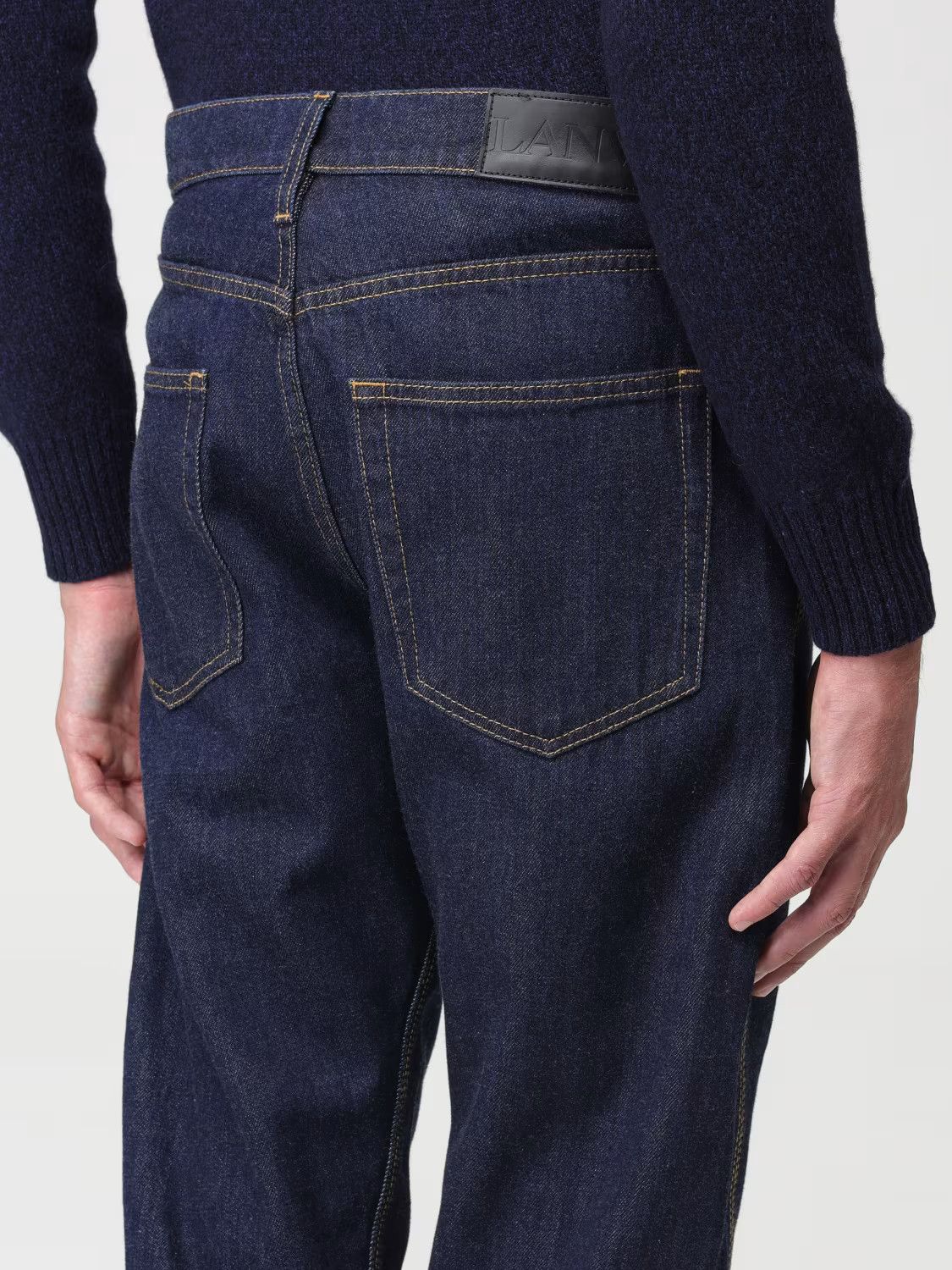 Lanvin o1y0125 Jeans Pant in Blue Size US 31 - 4 Thumbnail