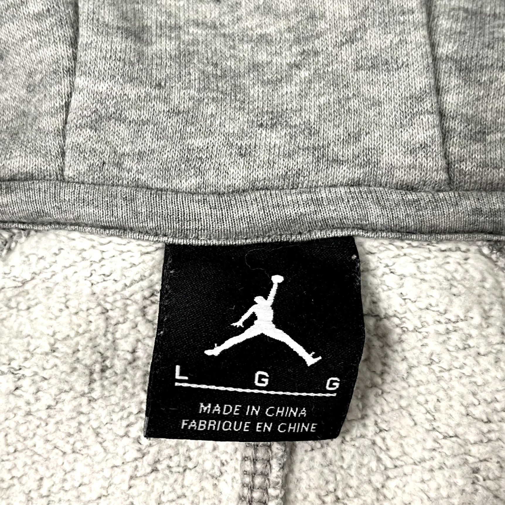 Nike JORDAN Nike Jacket Men Large Gray Full Zip Hooded Hooper Sweatshirt Basketball Fleece Pockets Zipped Pockets Regular Size L Size US L / EU 52-54 / 3 - 2 Thumbnail