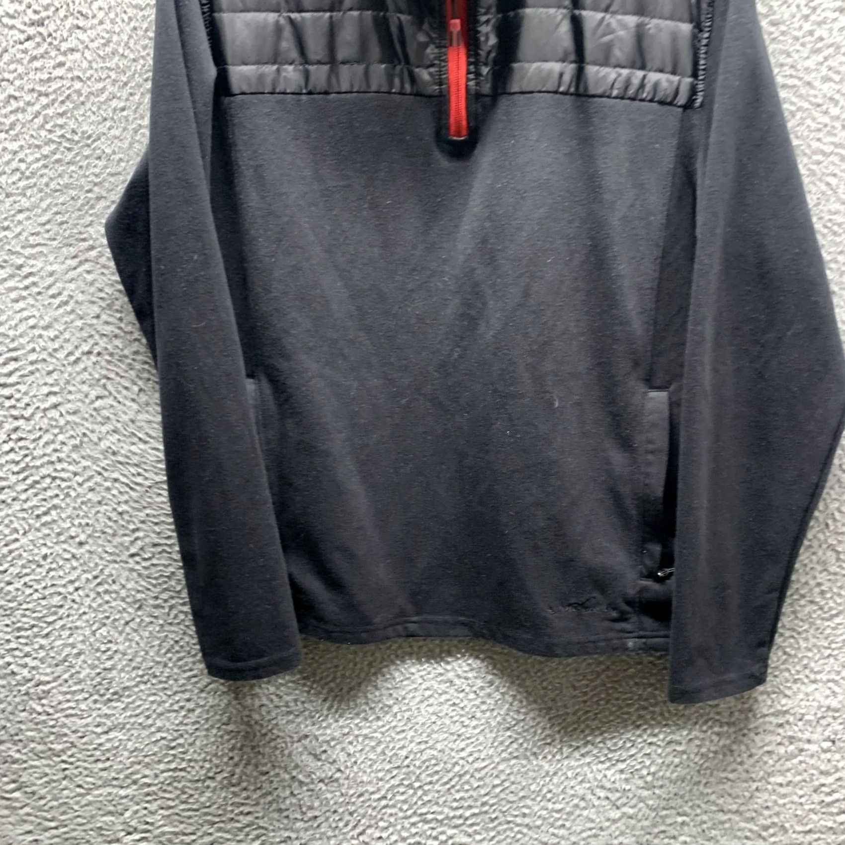 Eddie Bauer Eddie Bauer Sweatshirt Womens Medium Black 1/4 Zip Fleece Pullover Sweater 90s Aztec Size M / US 6-8 / IT 42-44 - 3 Thumbnail