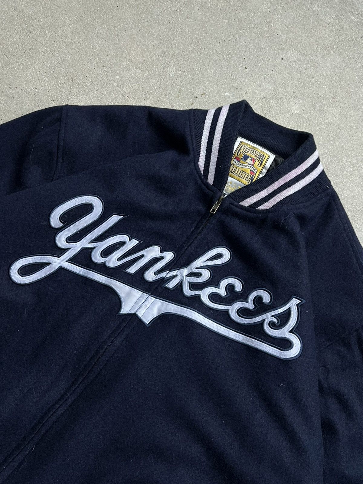Cooperstown Collection Vintage Yankees wool bomber jacket Cooperstown collection Size US XXL / EU 58 / 5 - 11 Thumbnail