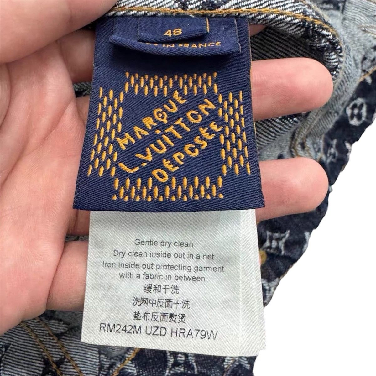 Louis Vuitton Louis Vuitton X Pharrell Williams 48 Monogram Denim Jacket Size US M / EU 48-50 / 2 - 8 Thumbnail