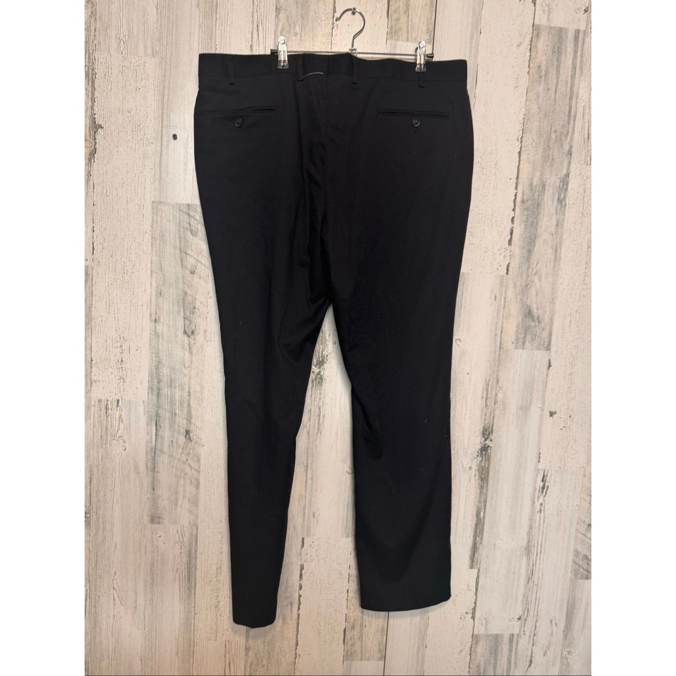 Perry Ellis Perry Ellis Portfolio Black Dress Pants 40x32 – Classic Fit, Size US 40 / EU 56 - 7 Thumbnail