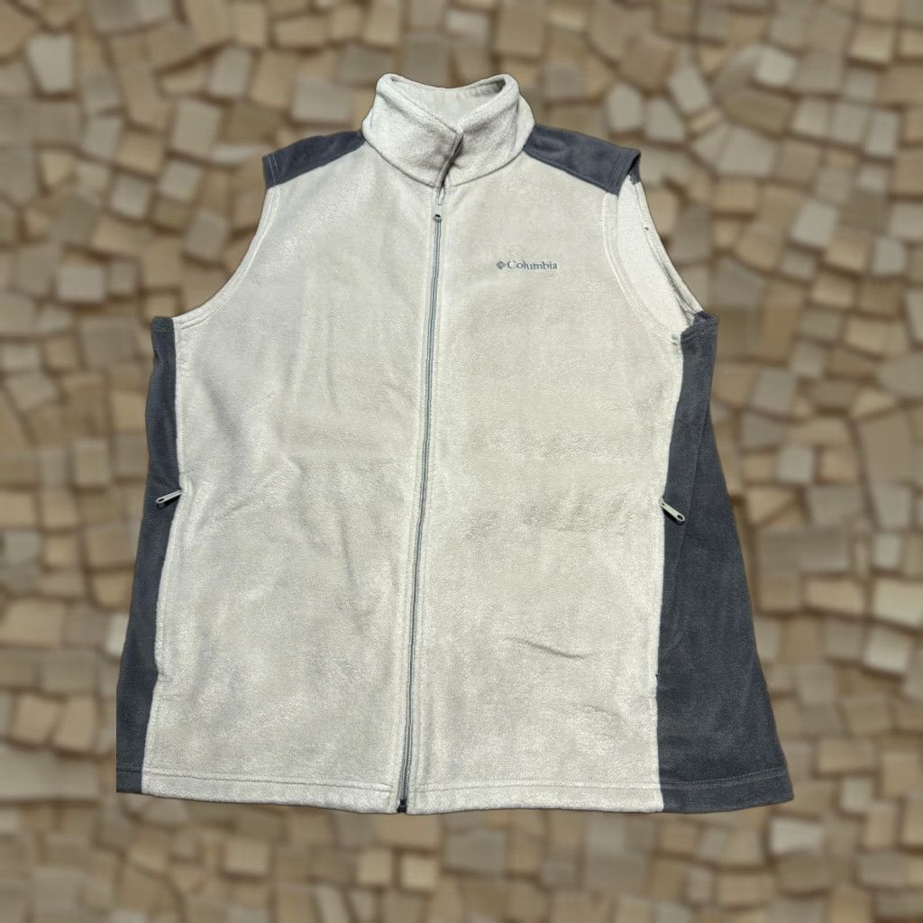 Vintage Columbia Vest Men 2XT Brown Fleece Full Zip Outdoor Size US XXL / EU 58 / 5 - 1 Thumbnail