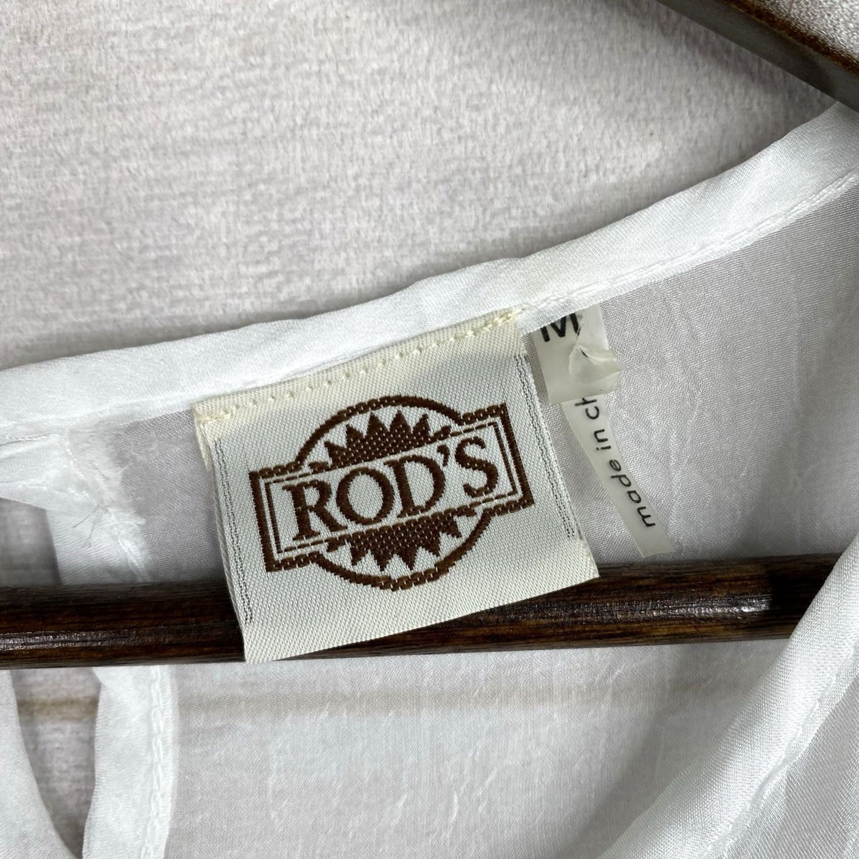Vintage VINTAGE RODS Womens Top M White Embroidered Sheer Lace Ruffle Boho Coquette Shirt Adult M White Embroidered Sheer Lace Ruffle Boho Coquette Womens Size M / US 6-8 / IT 42-44 - 3 Thumbnail