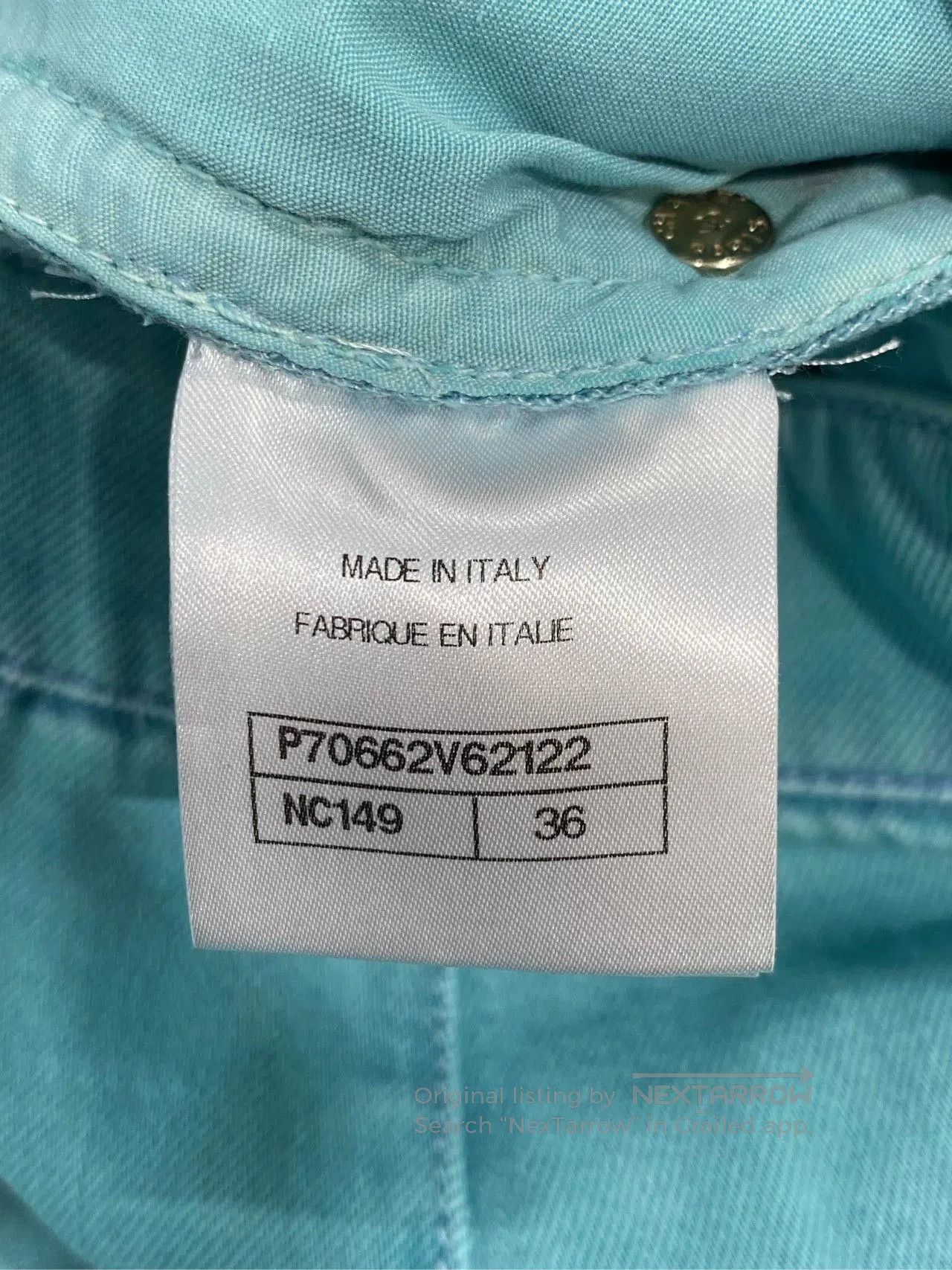 Chanel Chanel 2021 Blue Wide-Leg Jeans. Size US 36 / EU 52 - 4 Thumbnail