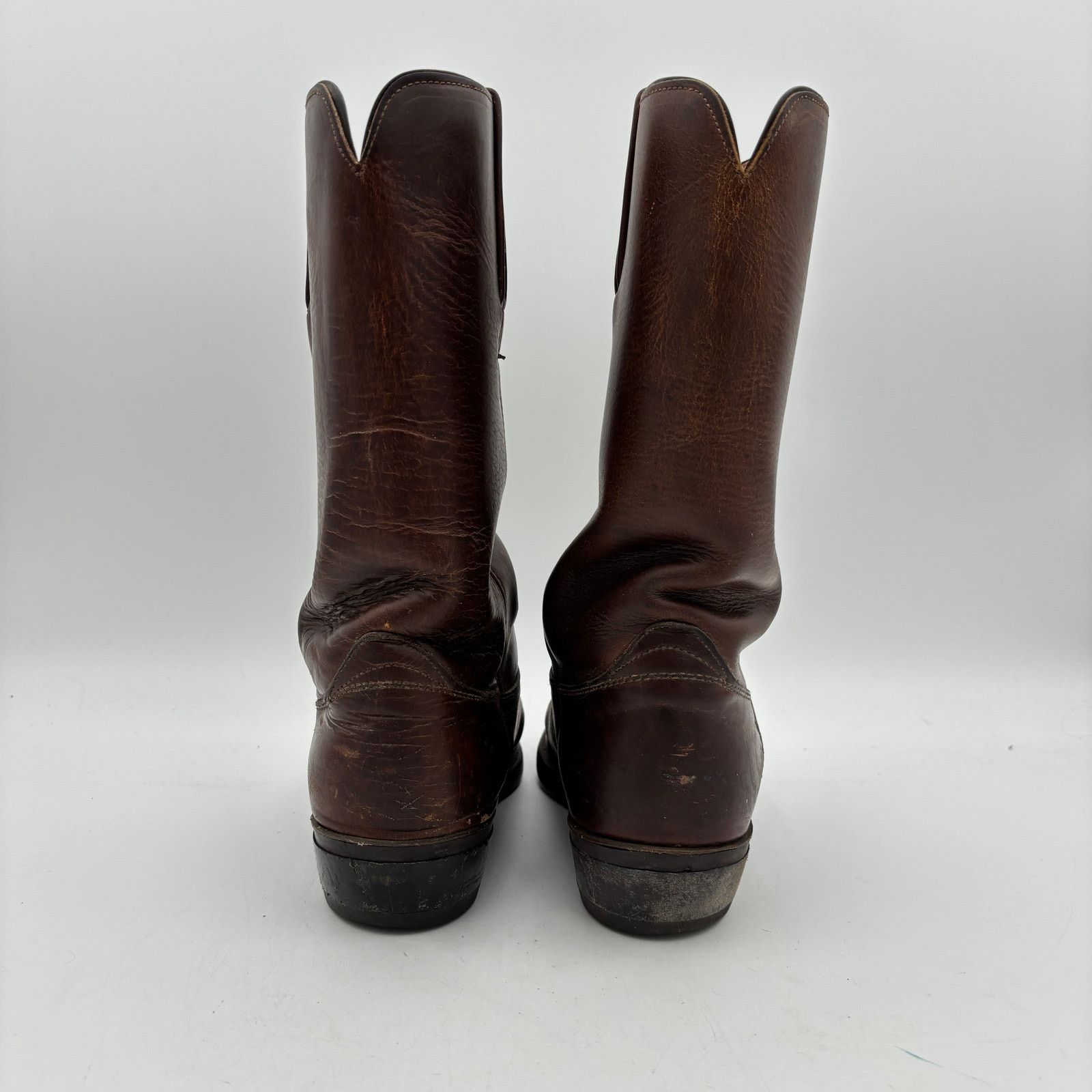 Frye Vintage 60s Frye Black Label Leather Roper Boots Men's 7D Size US 7 / EU 40 - 4 Thumbnail