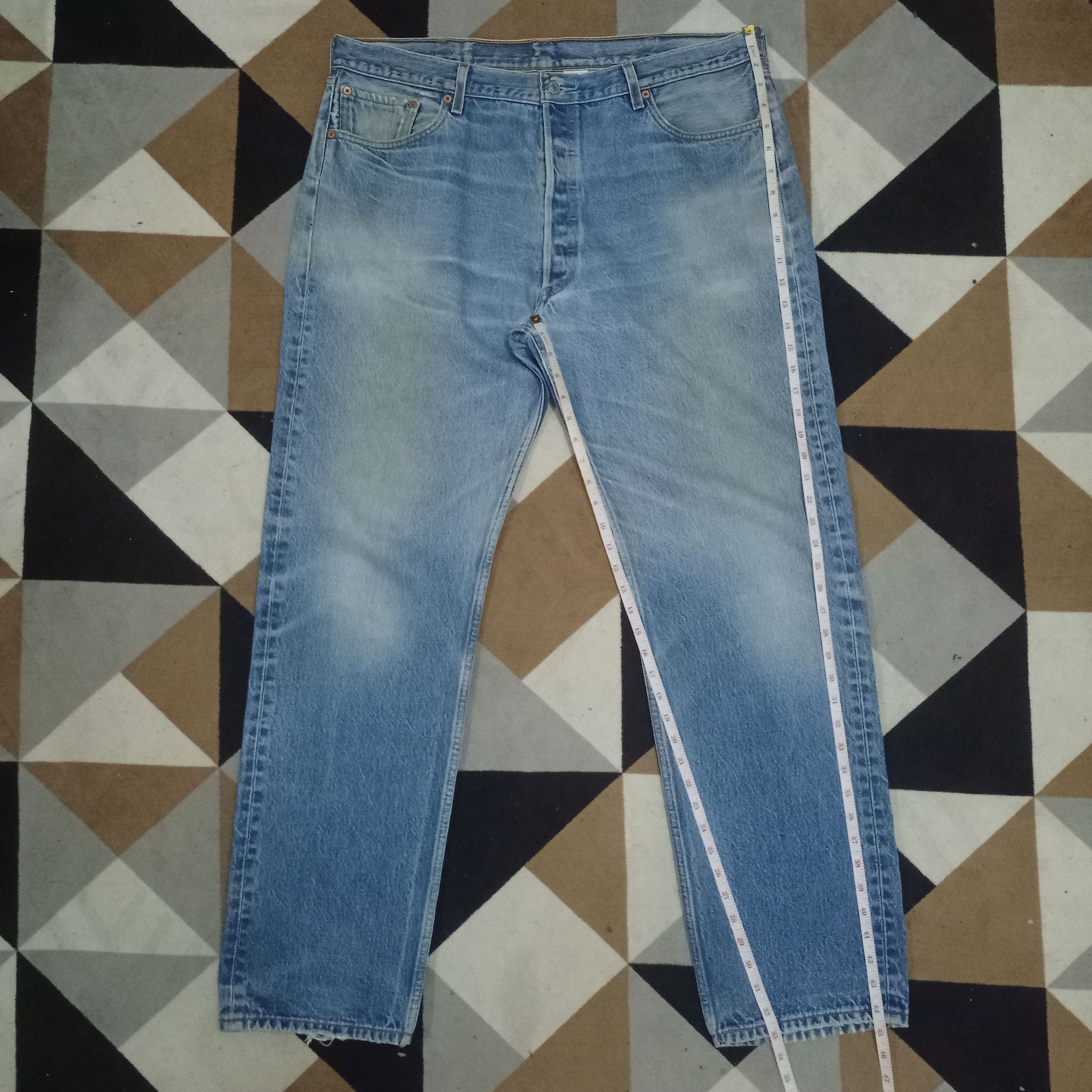 Levi's Vintage 90s Levis 501 Blue Wash Baggy Jeans Size US 40 / EU 56 - 9 Thumbnail