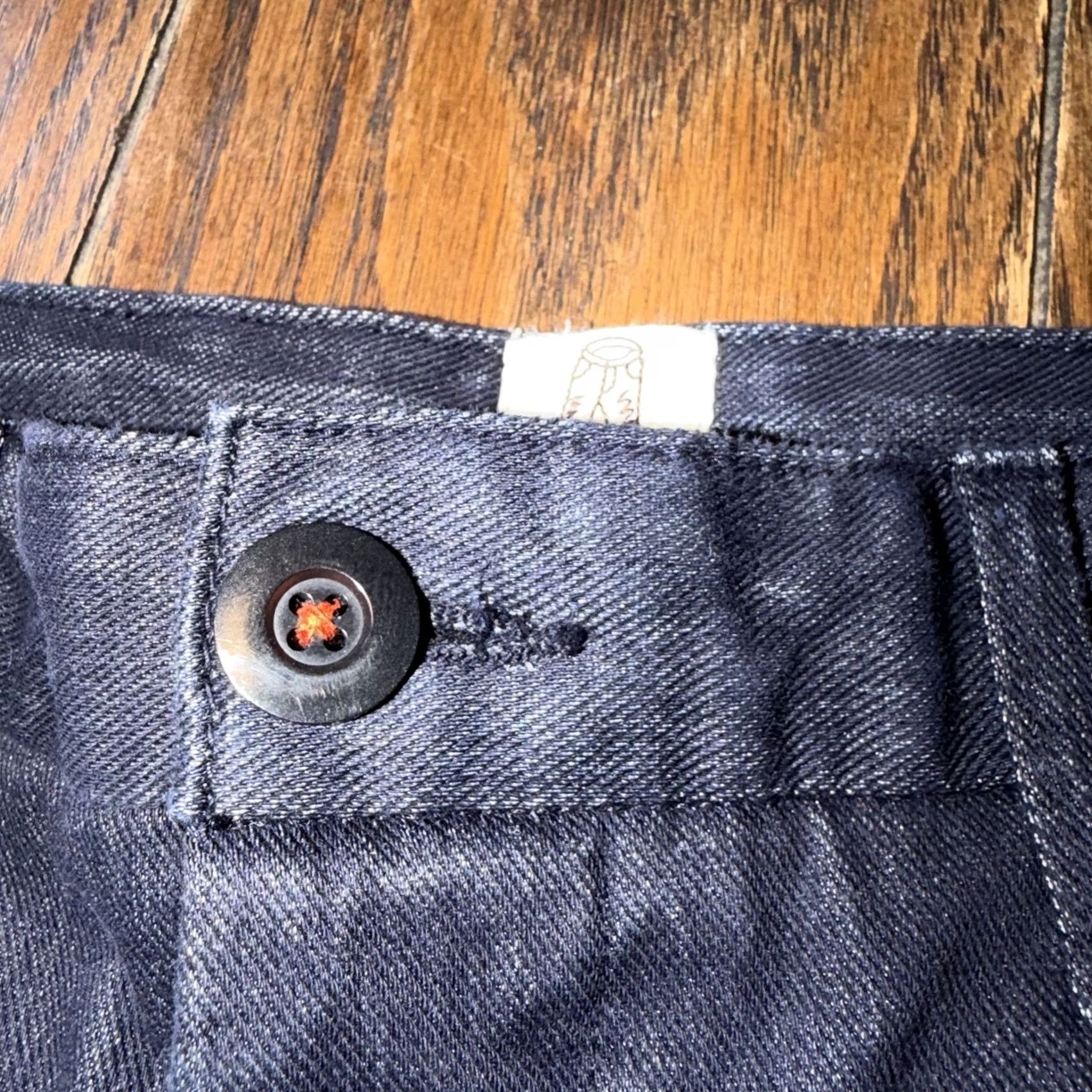 KATO Hiroshi Kato The Axe Chino Pants Mens 31x33 Dark Blue Cotton Blend Slim Fit Size US 30 / EU 46 - 4 Thumbnail