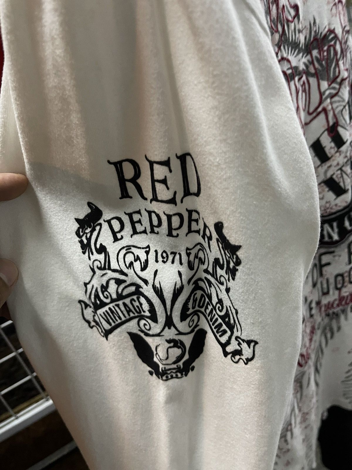 If Six Was Nine × Japanese Brand × Le Grande Bleu (L.G.B.) RARE red pepper skull tatto punk LGB Size US XL / EU 56 / 4 - 4 Thumbnail