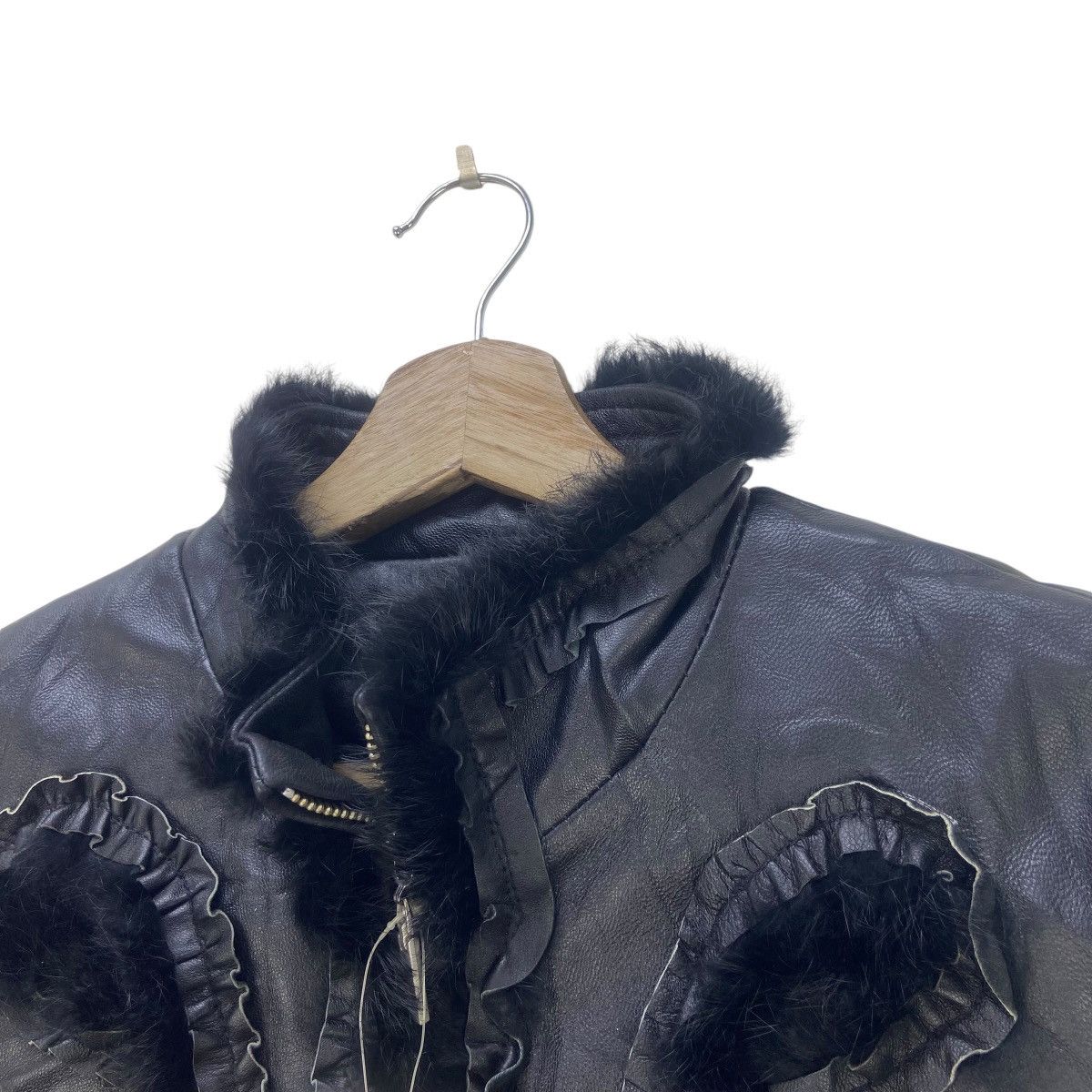 Griffin Griffin Sheepskin Leather Fur Lapin Jacket Size S / US 4 / IT 40 - 15 Thumbnail