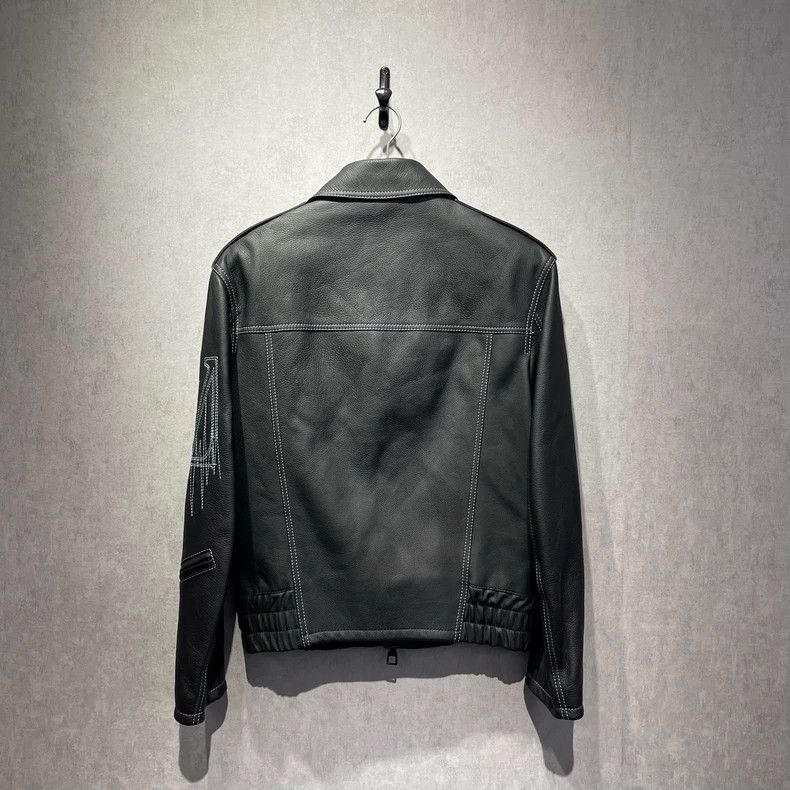 Louis Vuitton Louis Vuitton Black open-line logo cowhide jacket Size US S / EU 44-46 / 1 - 2 Thumbnail