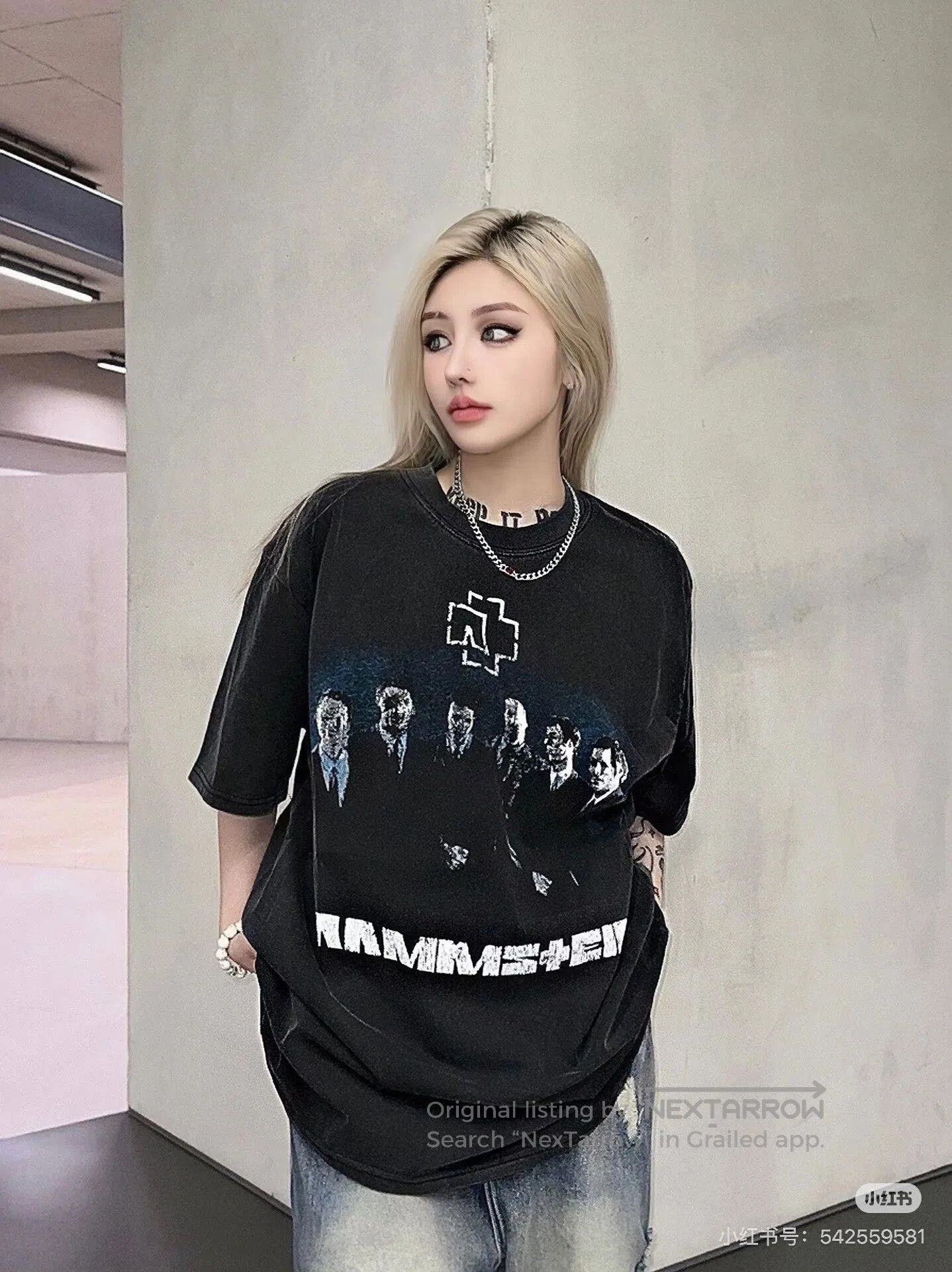 Balenciaga Balenciaga Rammstein Band Graphic T. Size US M / EU 48-50 / 2 - 8 Thumbnail