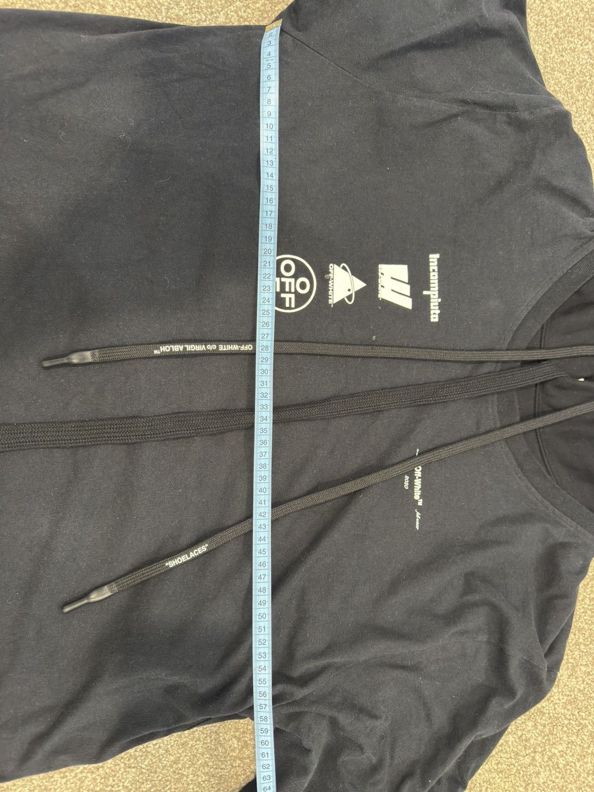 Off-White OFF-WHITE DIAG MARIANA HOODED T-SHIRT Size US M / EU 48-50 / 2 - 13 Thumbnail