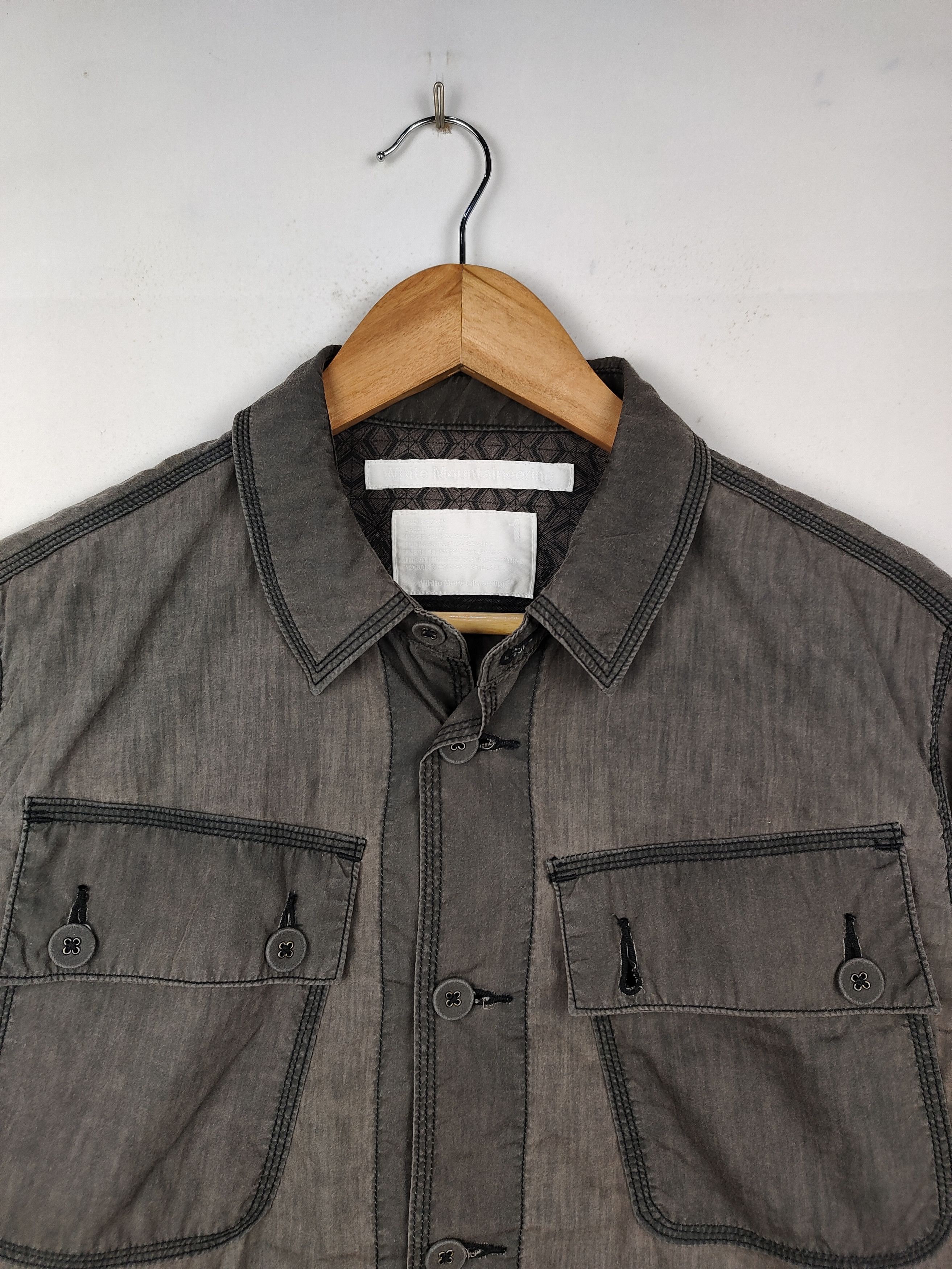 White Mountaineering White Mountaineering Multipocket Button Shirt Size US M / EU 48-50 / 2 - 2 Thumbnail
