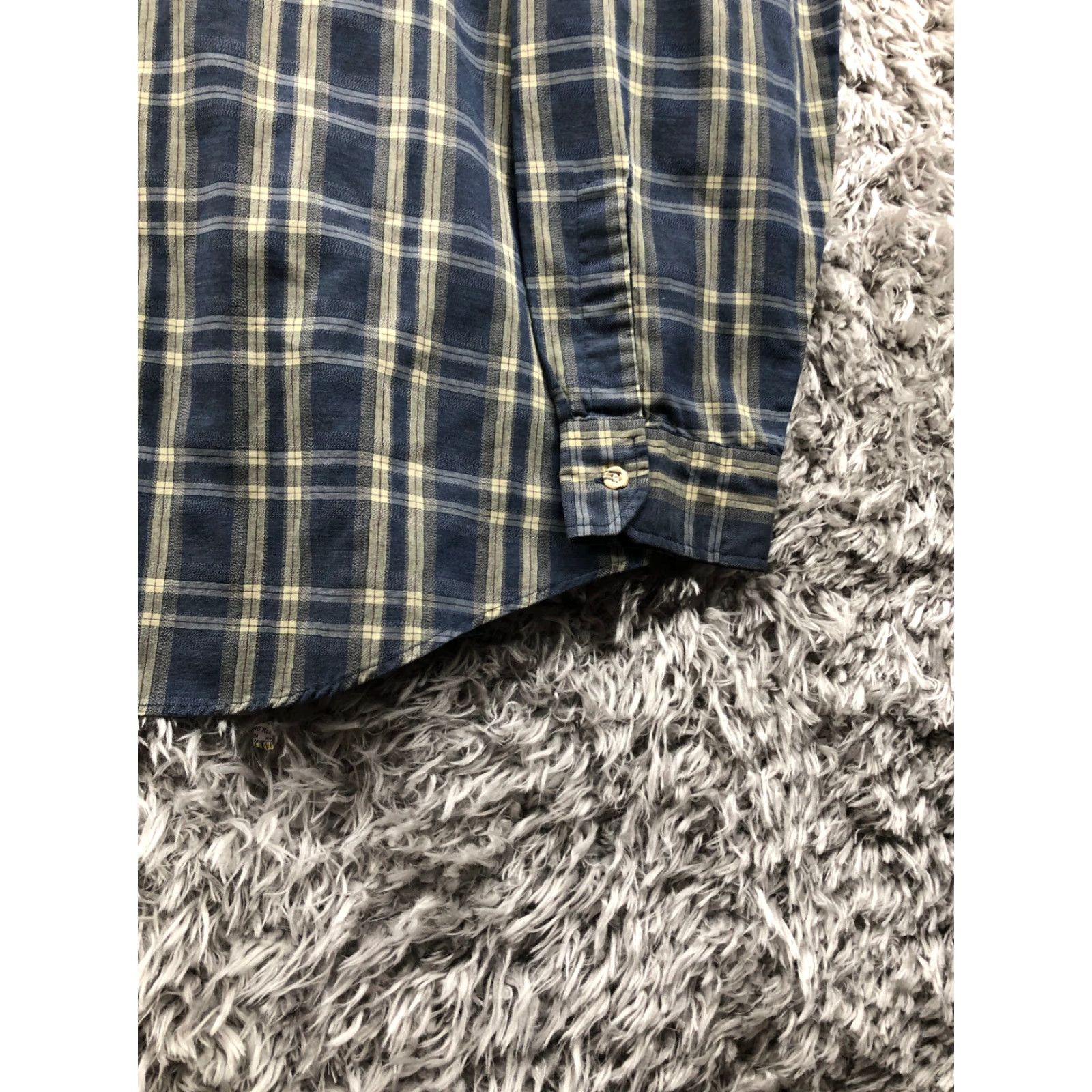Arrow VINTAGE is not applicable; Original title has Arrow Brand. Final: Arrow Shirt XL Mens Blue Plaid Long Sleeve Button Down Collar Size US XL / EU 56 / 4 - 2 Thumbnail