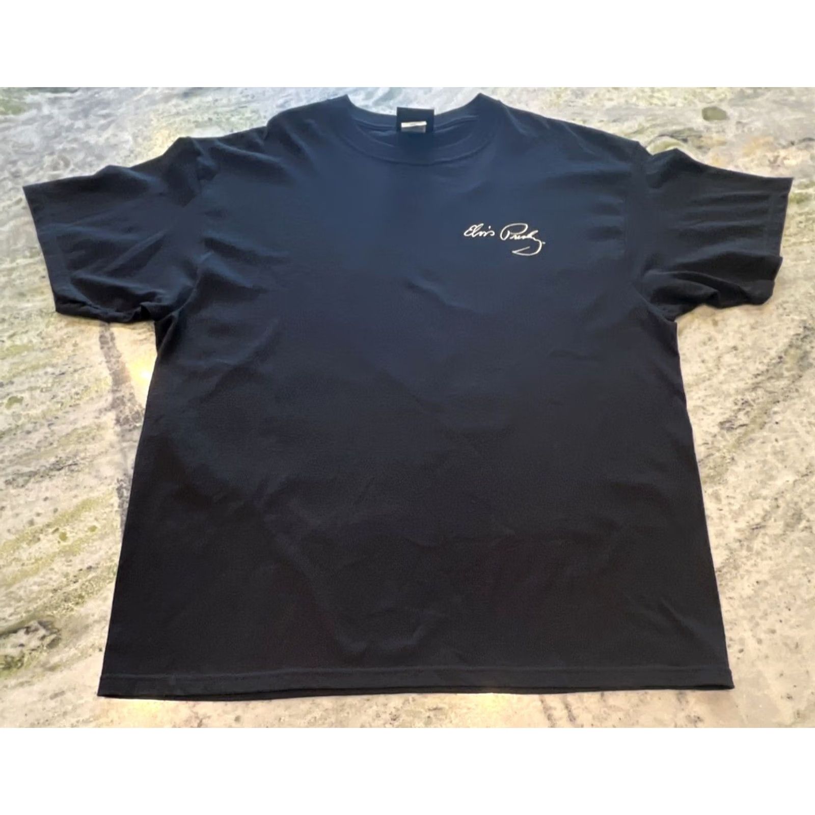 Doublet Elvis Presley T Shirt Men’s 2XL Black Double Sided 100% Cotton by KUN Shirt Men Graphic Print Crew Neck Short Sleeve Vintage? No Size US XXL / EU 58 / 5 - 4 Thumbnail