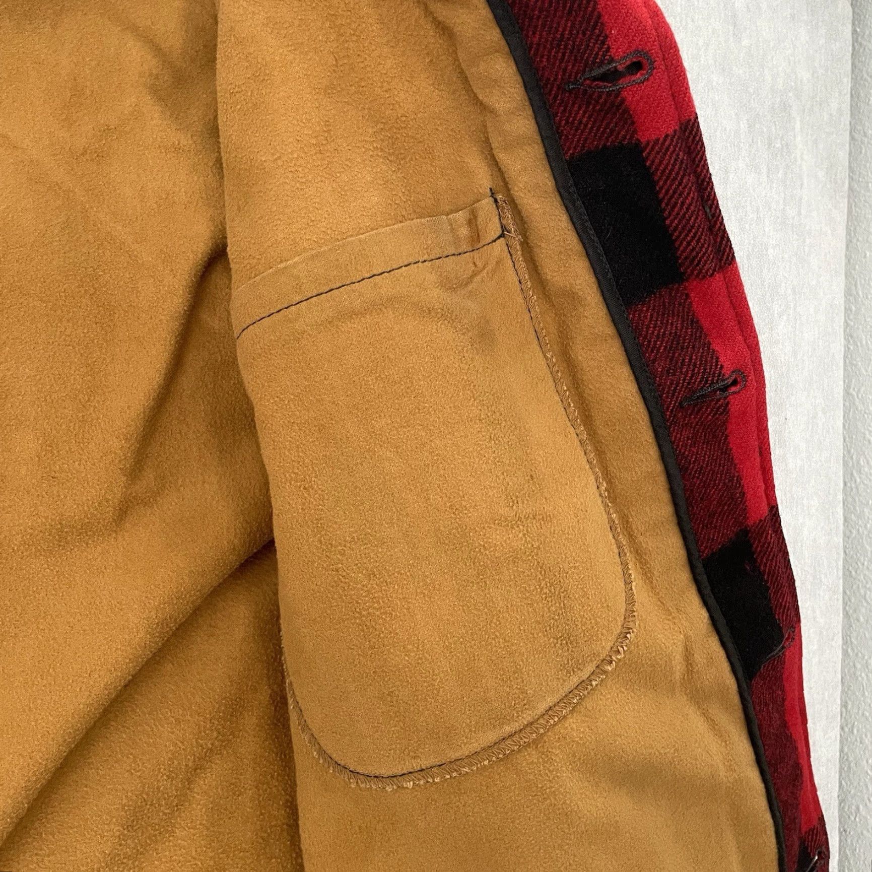 Vintage VINTAGE Woolrich Hunting Jacket Adult Medium Wool Plaid Buffalo Coat Mens Size US XXS / EU 40 - 5 Thumbnail
