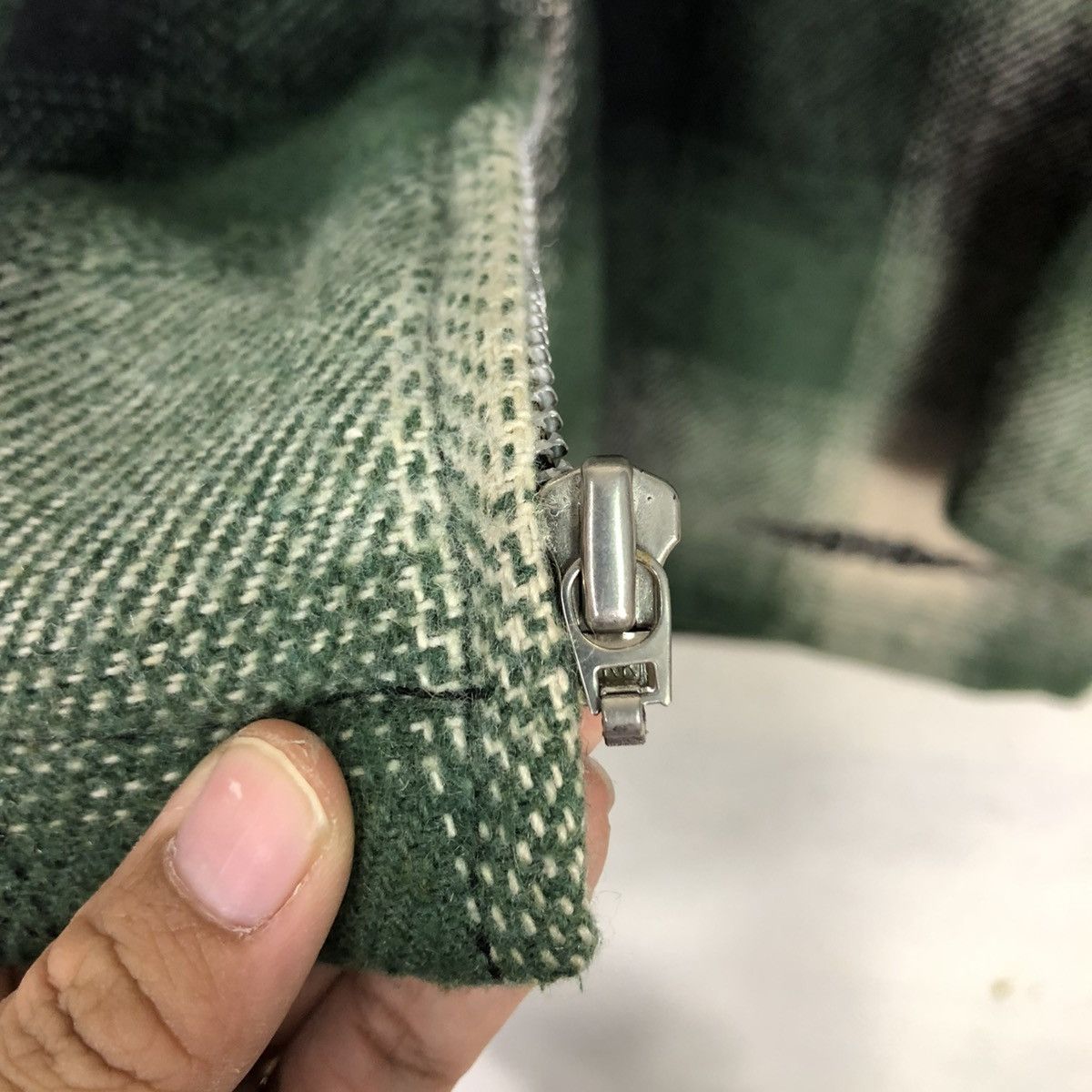 Japanese Brand 🔥VINTAGE WOOL ZIPPER JACKET SNOWBOARDS SIMS TARTAN DESIGN Size US S / EU 44-46 / 1 - 18 Thumbnail