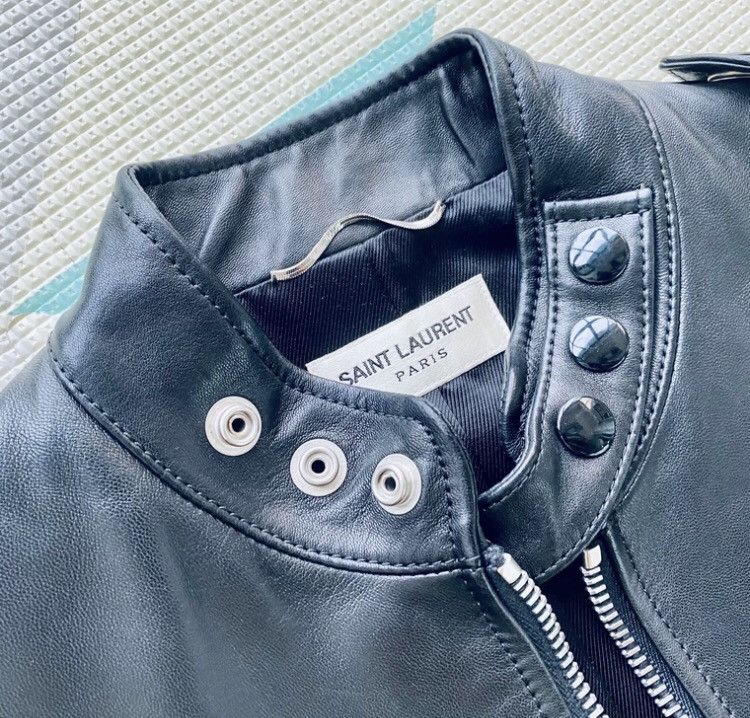 Saint Laurent Paris × Yves Saint Laurent Saint Laurent slp13ss First Year Flying Jacket Leather Size US S / EU 44-46 / 1 - 20 Thumbnail