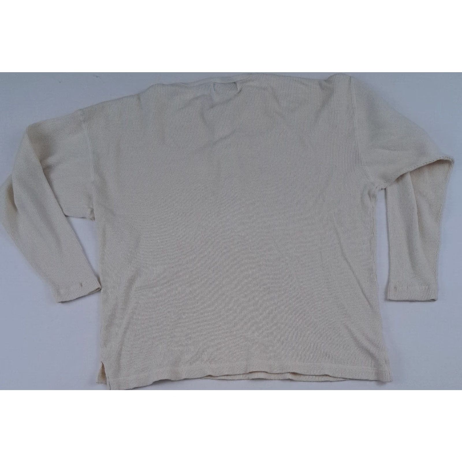 American Eagle Outfitters VINTAGE American Eagle Outfitters 1/4 Button Thermal Shirt White 2XL Men Long Sleeve Button-Up Size US XXL / EU 58 / 5 - 5 Thumbnail
