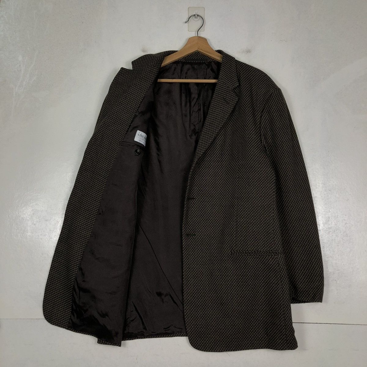 Armani Collezioni × Designer × Vintage 📌VINTAGE ARMANI COLLEZIONI MADE IN ITALY TARTAN DESIGN Size US M / EU 48-50 / 2 - 12 Thumbnail