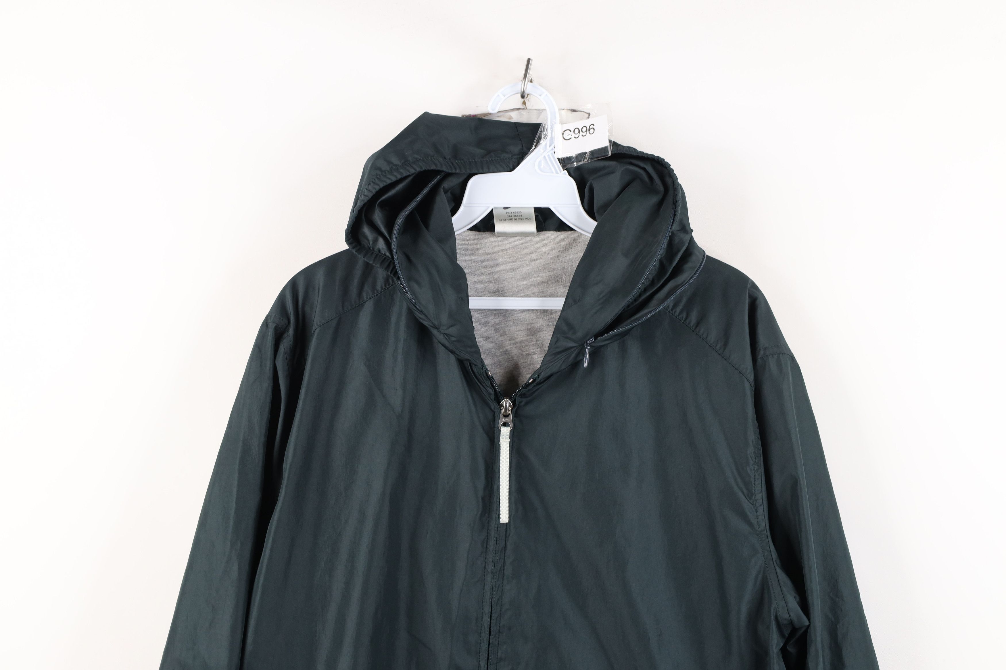 Nike Vintage 90s Y2K Nike Scott Mini Swoosh Lined Hooded Jacket Size M / US 6-8 / IT 42-44 - 2 Thumbnail