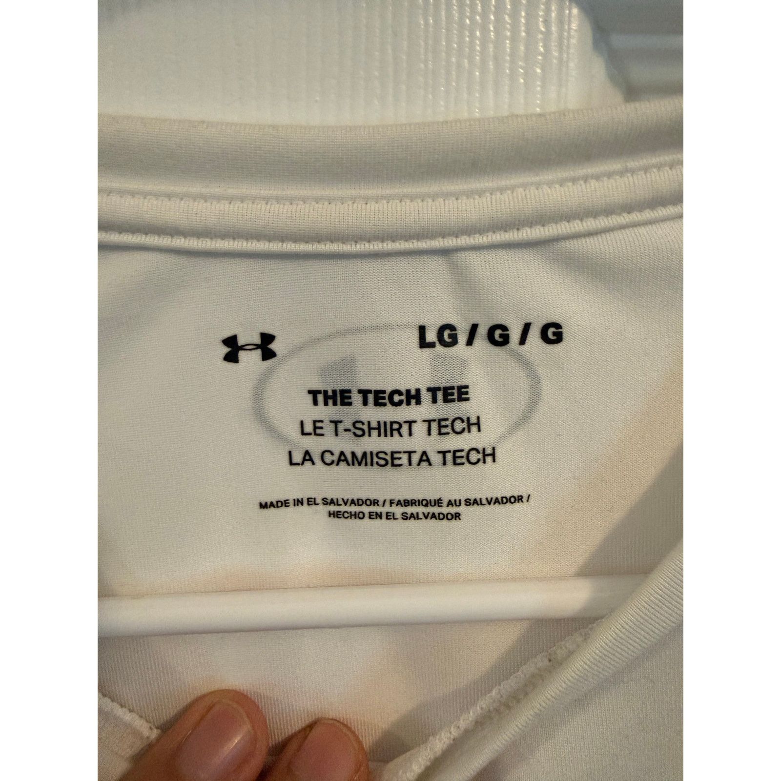 Under Armour Under Armour Men’s Tech Tee Short Sleeve Shirt White Size L Size US L / EU 52-54 / 3 - 3 Thumbnail