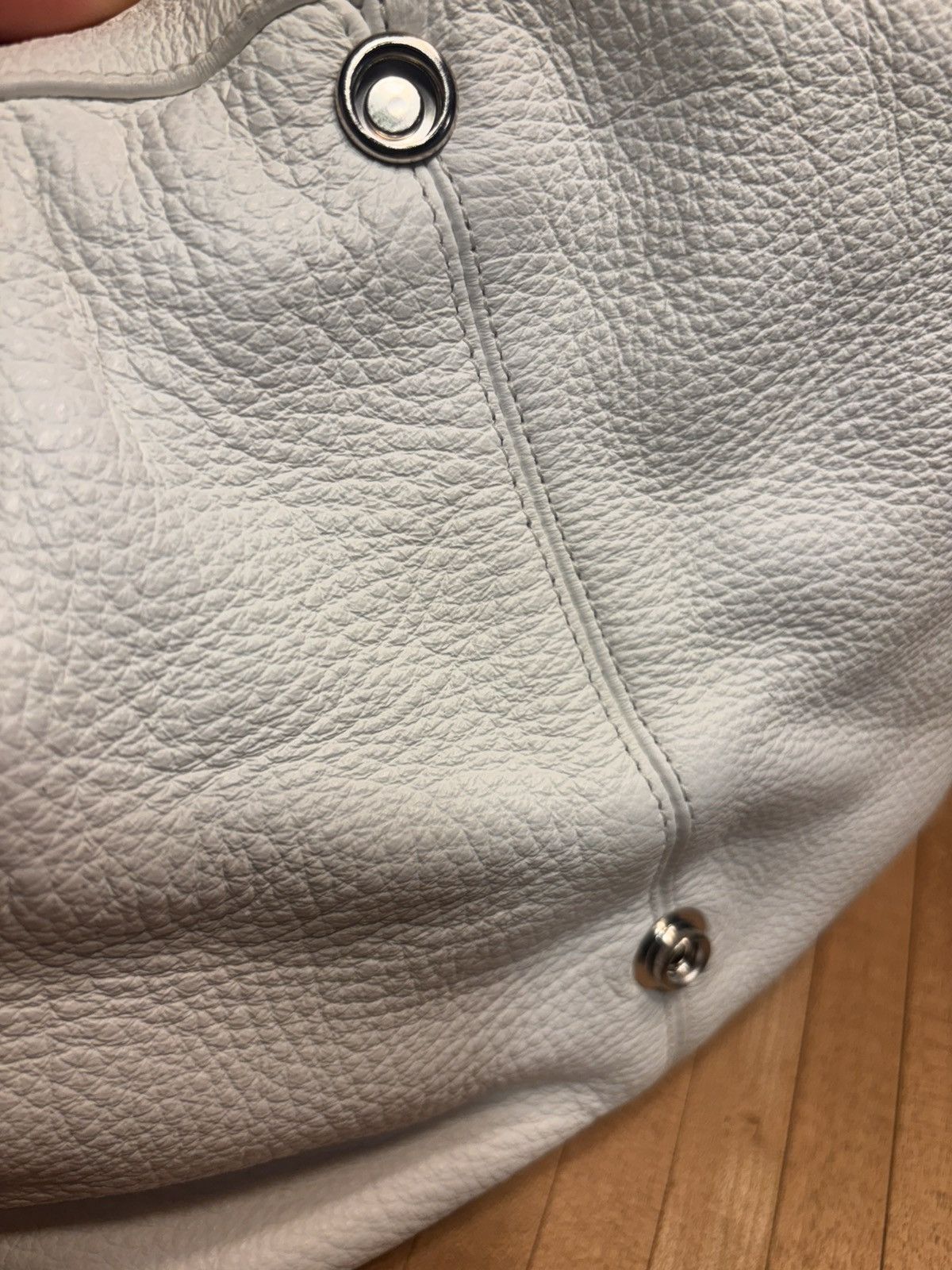 Chrome Hearts Chrome Hearts White Leather Monica Bag With Silver Cross Size ONE SIZE - 12 Thumbnail