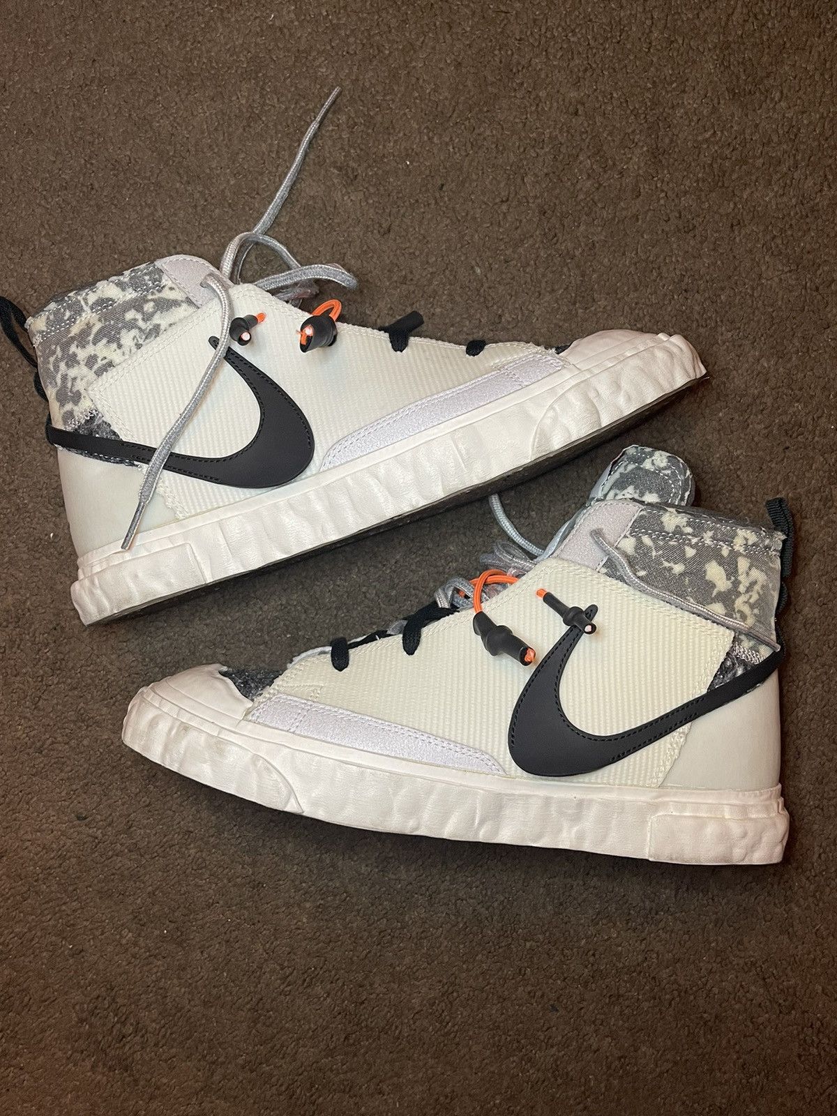 image of Nike x Readymade Size 8 Shoes in White, Men's
