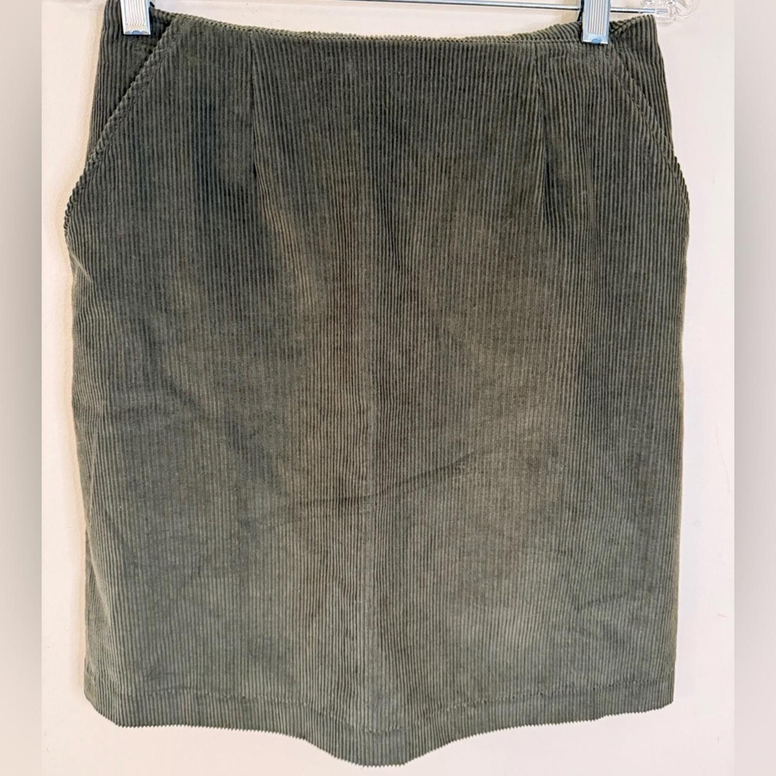 Other Joules army green corduroy mini skirt pockets SZ 4 Size 27" / US 4 / IT 40 - 1 Thumbnail
