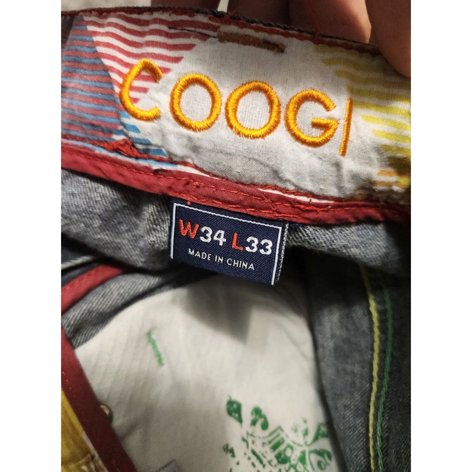 Coogi COOGI Jeans 34x33 Denim Embroidered Ho p Hop Baggy Straight Hip Hop Pockets Blue Men Regular Size US 34 / EU 50 - 4 Thumbnail