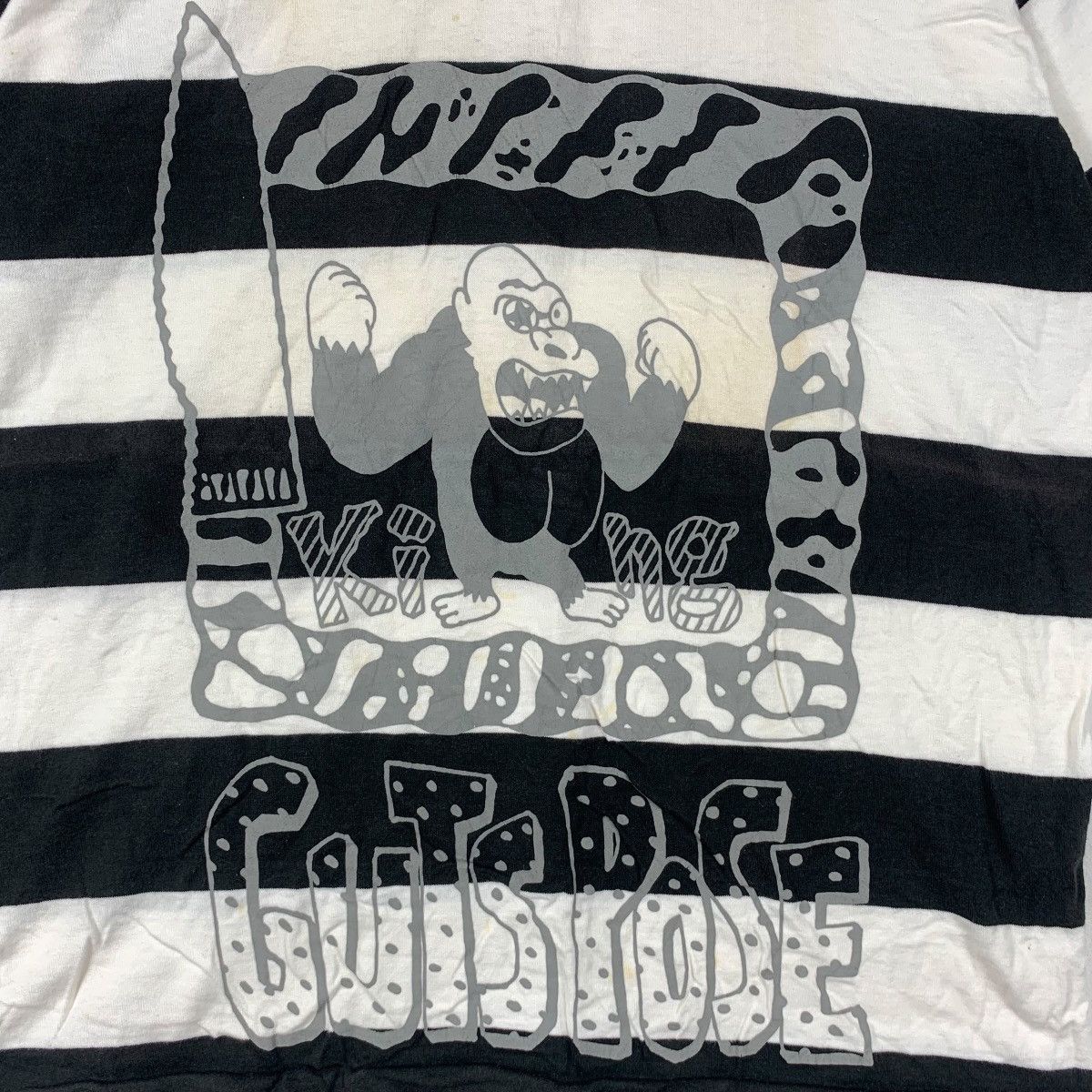 Vintage Vintage PLANSHAN KING GUTS POSE Half Zipper Tee Shirt Top Size M / US 6-8 / IT 42-44 - 4 Thumbnail