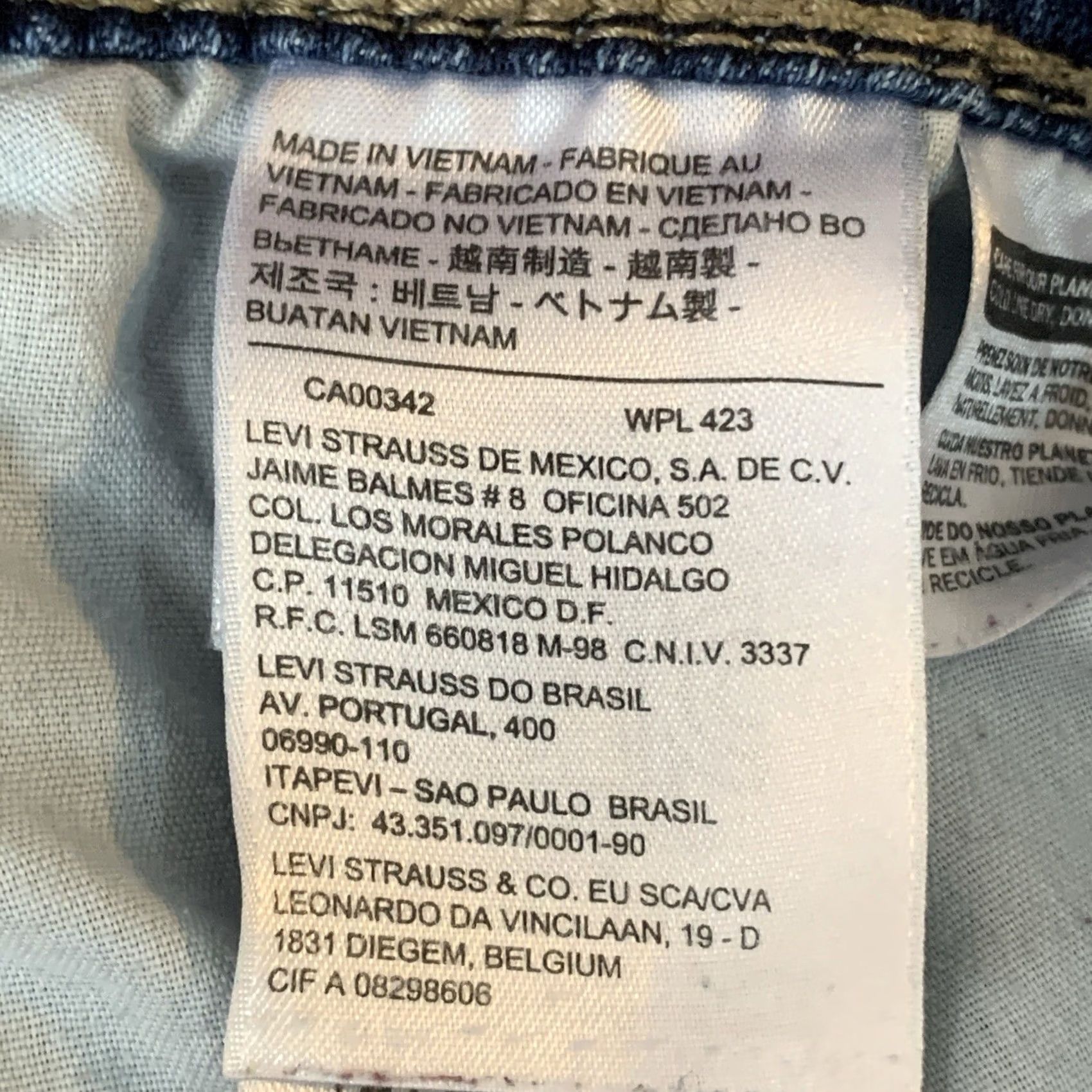 Levi's Levi's 529 Curvy Boot Cut Jeans Women 30 Blue Flap Pocket Design Denim 5-Pocket Western Preppy 90s Hipster Vintage No Size 30" / US 8 / IT 44 - 4 Thumbnail