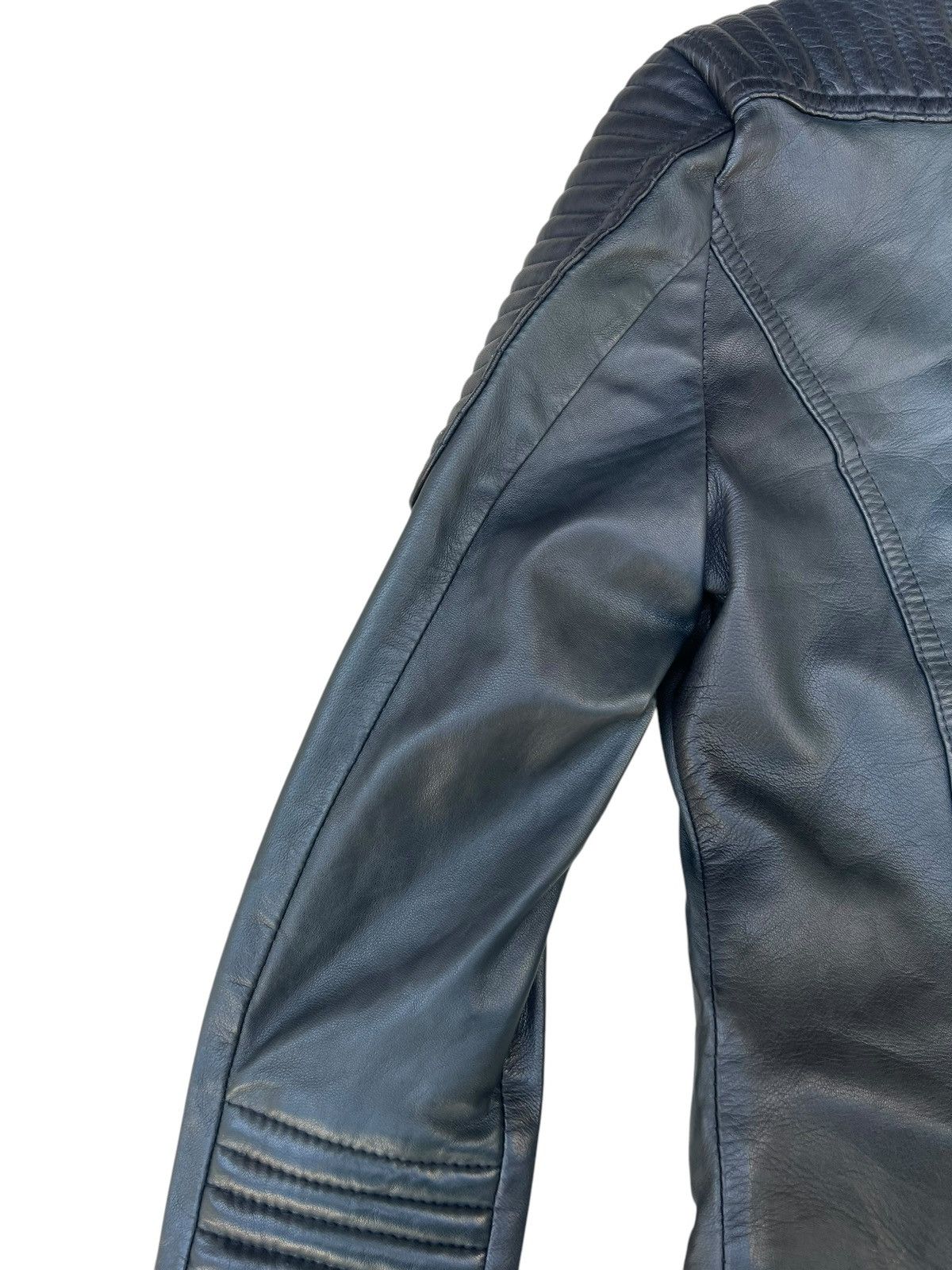 Leather Unknown Brand High Quality Napa Leather Padded Crop Jacket Size US XS / EU 42 / 0 - 18 Thumbnail
