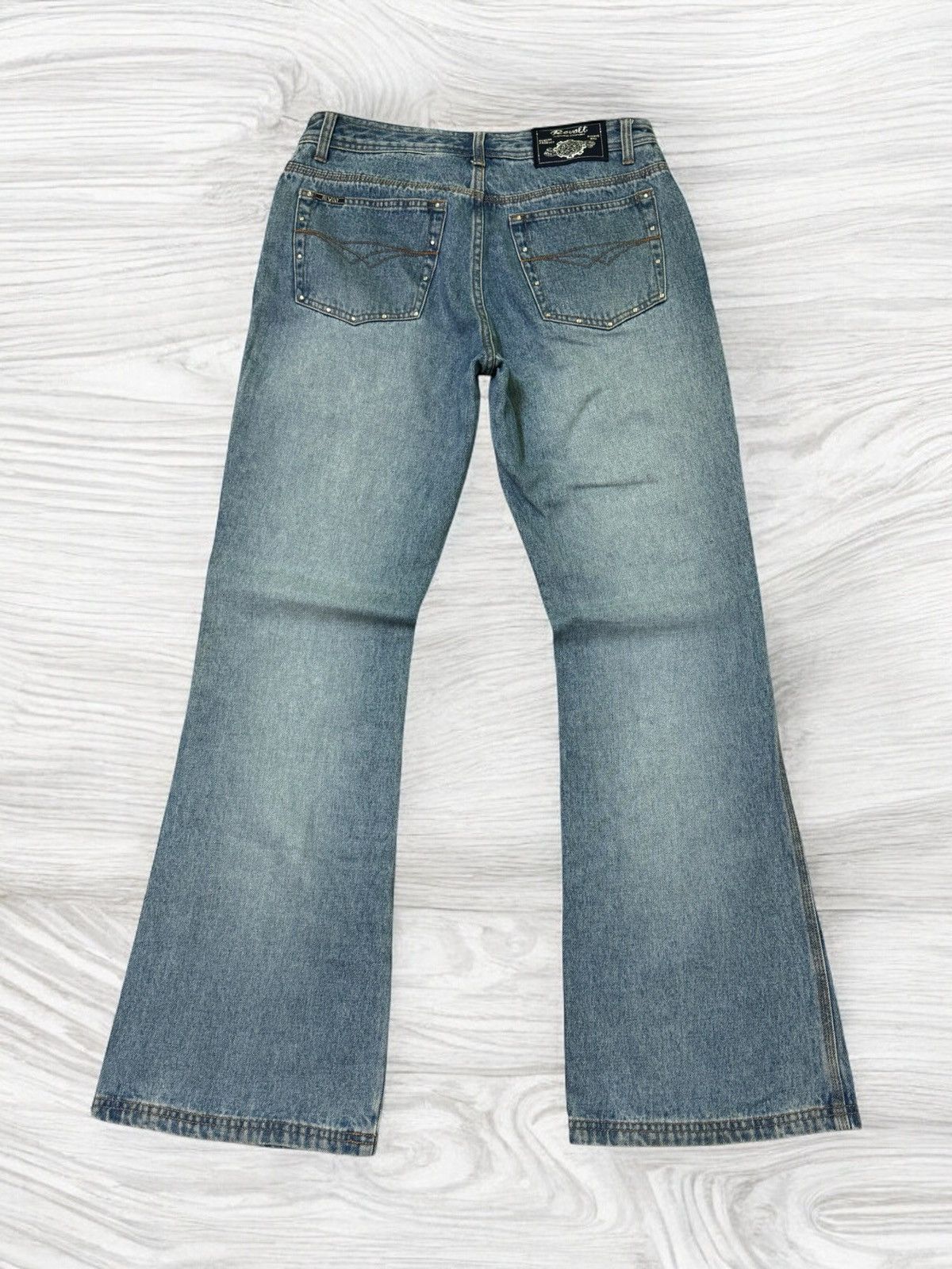 Hysteric Glamour × If Six Was Nine × Le Grande Bleu (L.G.B.) Flared REVOLT Studded Design Boot Cut Denim Size US 30 / EU 46 - 2 Thumbnail