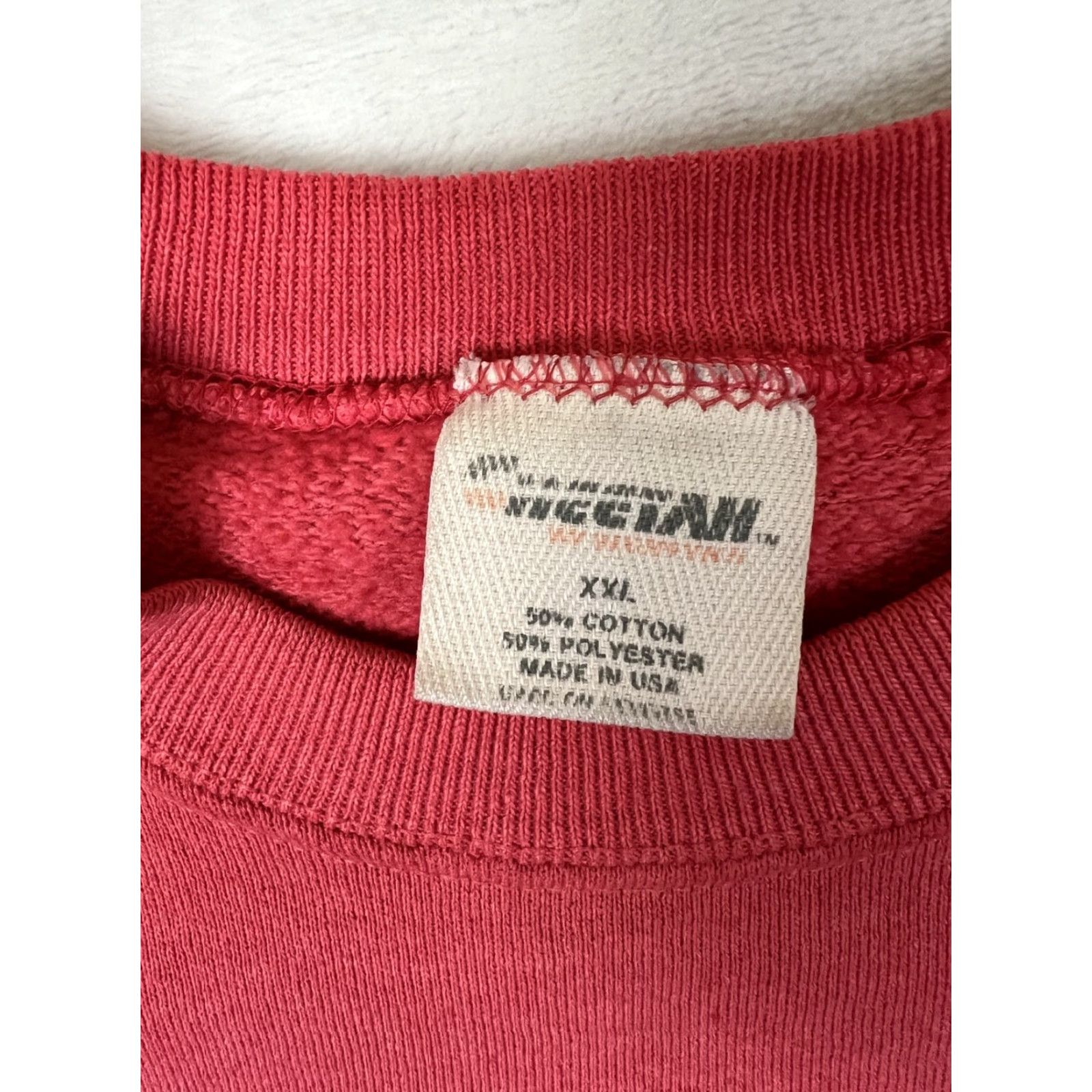 Vintage VINTAGE Cheetah Sweatshirt Women XL Pink Fleece Crewneck USA Made Sweatshirt Pullover Regular Long Sleeve Size XL / US 12-14 / IT 48-50 - 3 Thumbnail