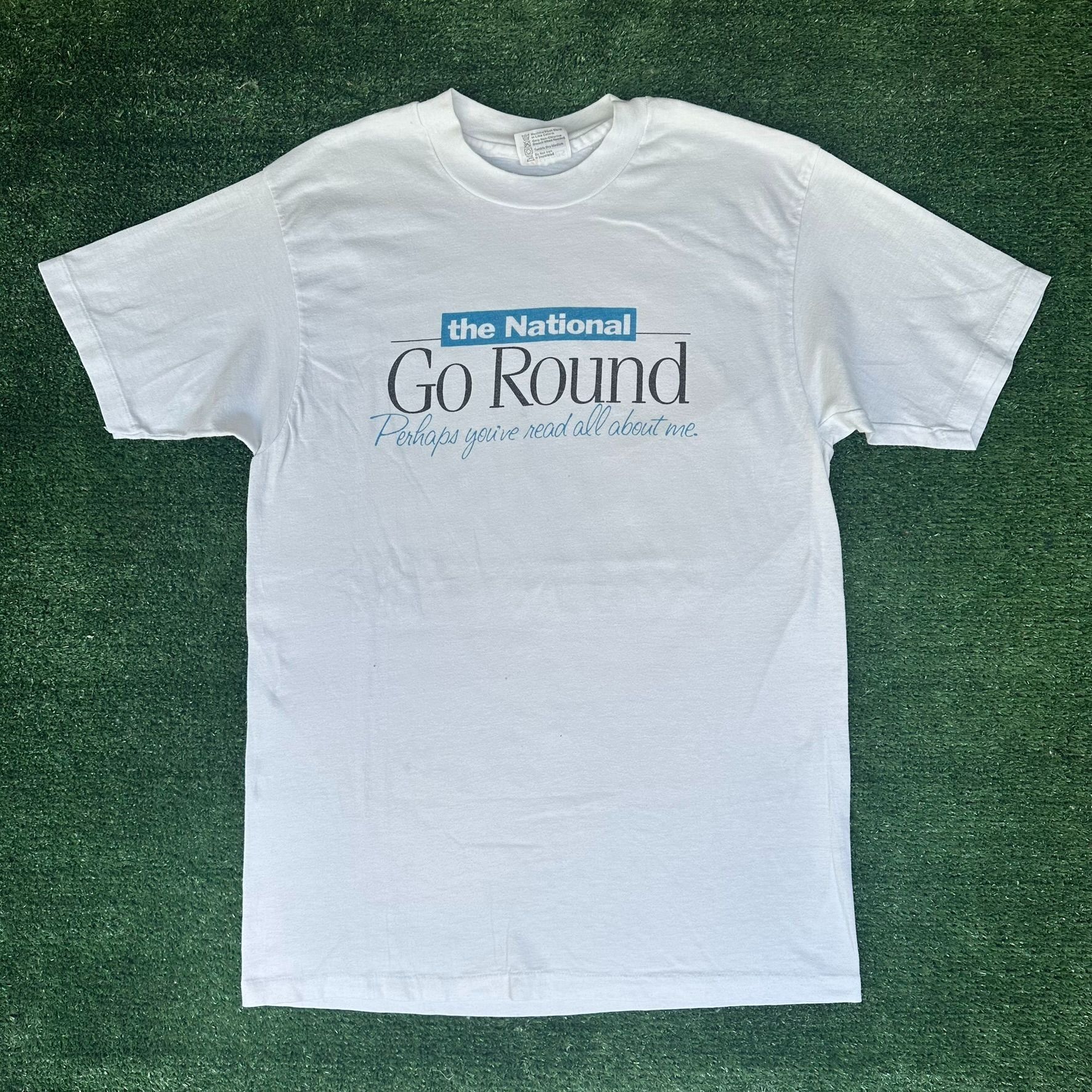 Hanes Vintage 90s The National T-Shirt Single Stitch Hanes 50/50 L Size US L / EU 52-54 / 3 - 1 Thumbnail