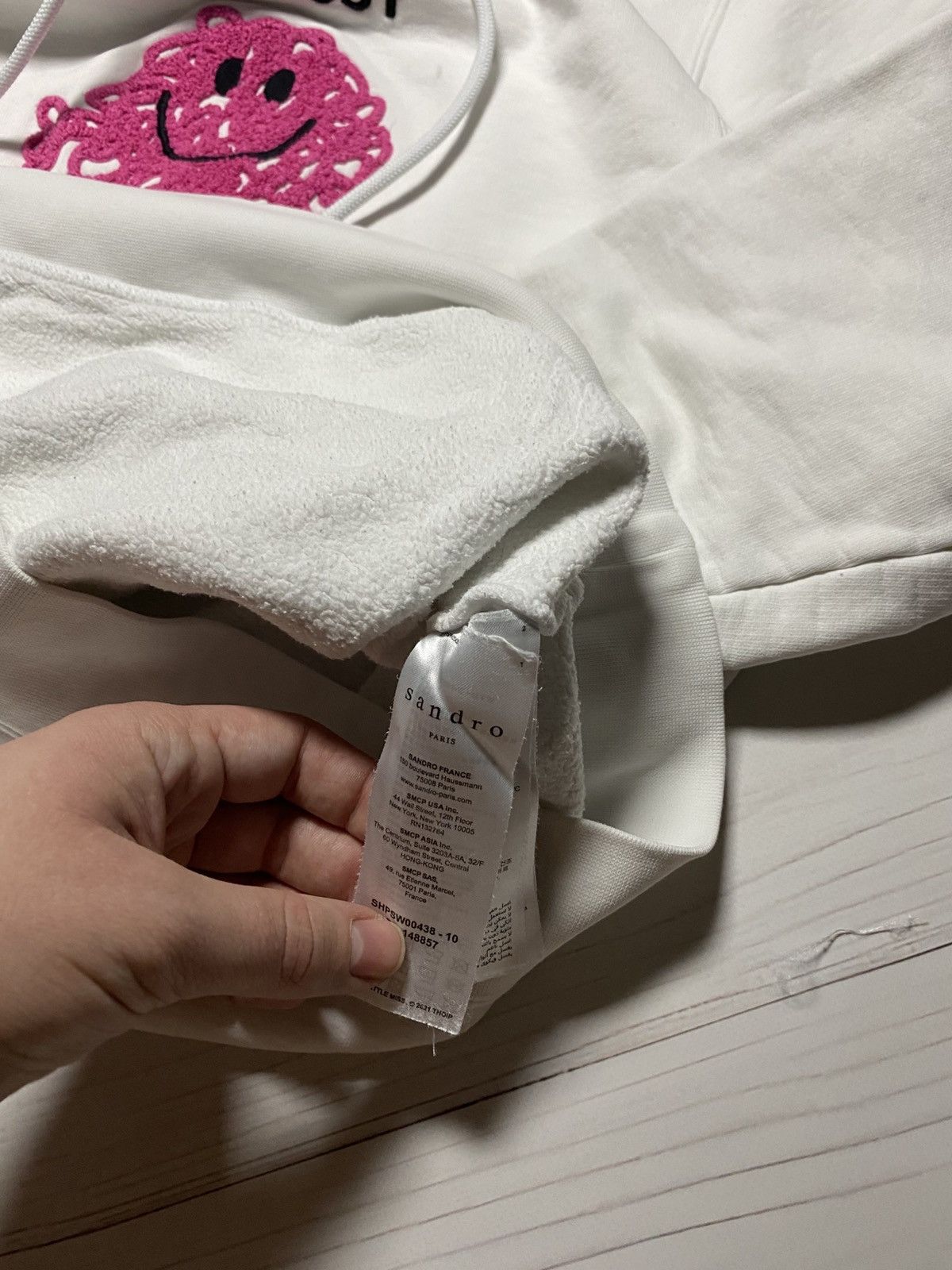 Sandro Sandro x Mr. Messy Big logo y2k hoodie Size S / US 4 / IT 40 - 5 Thumbnail