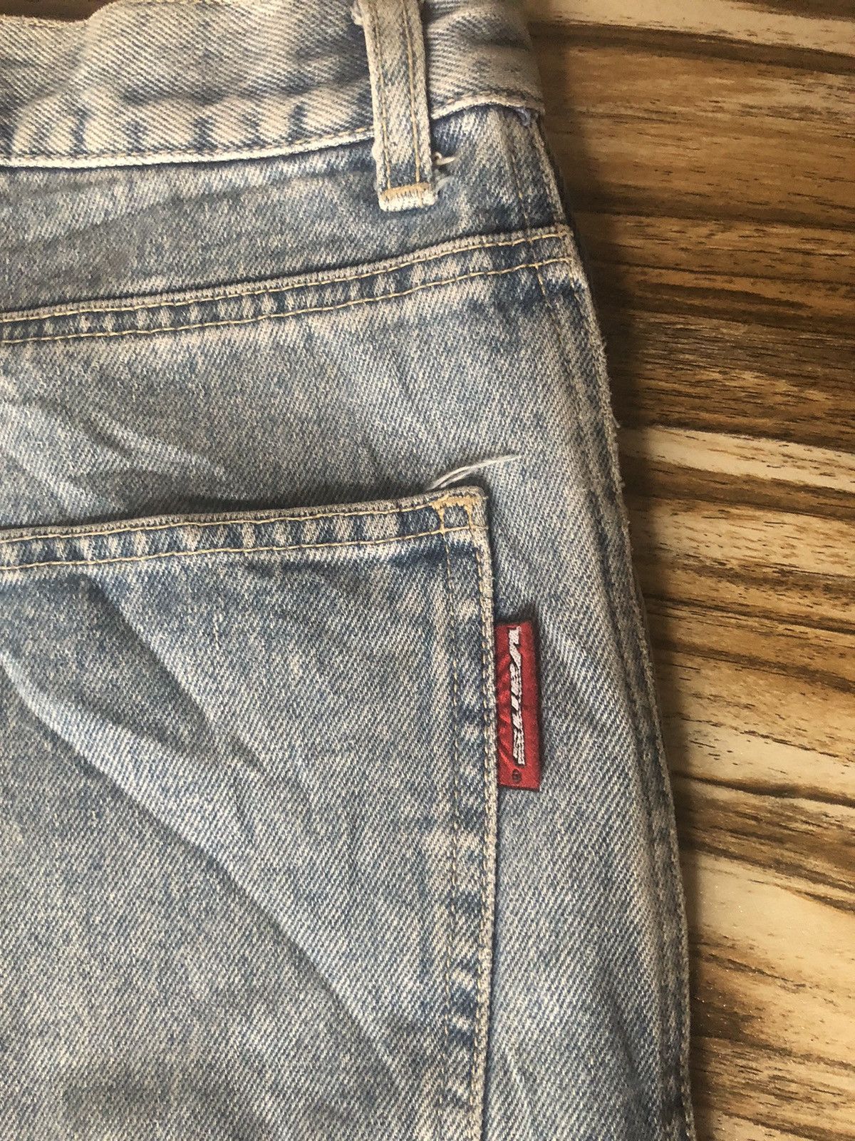 Vans Vintage VAN Funky Denim Pants Skate Streetwear Blue 90’s USA Size US 31 - 6 Thumbnail