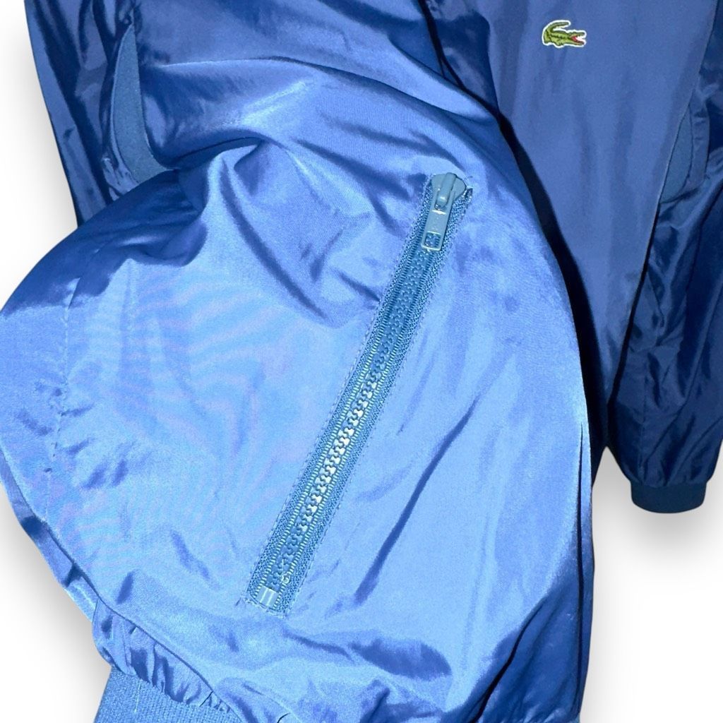 Lacoste 80s Lacoste Vintage Nylon Hooded Track Jacket Size M Size US M / EU 48-50 / 2 - 9 Thumbnail