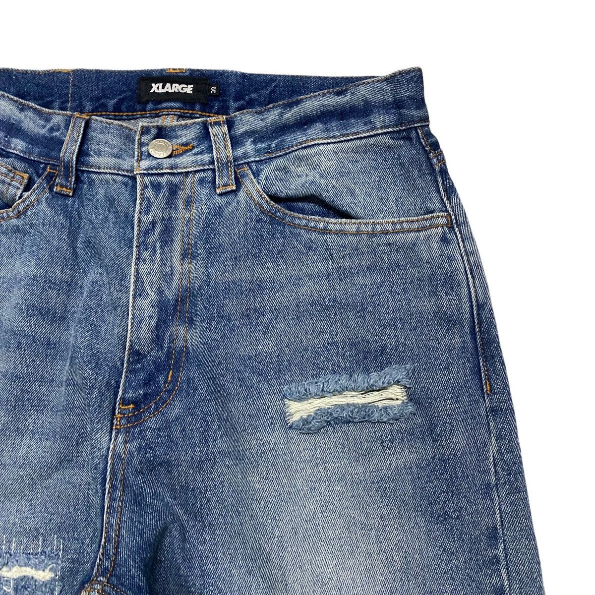 X-LARGE XLARGE Distressed Denim Baggy Jeans Size US 30 / EU 46 - 5 Thumbnail