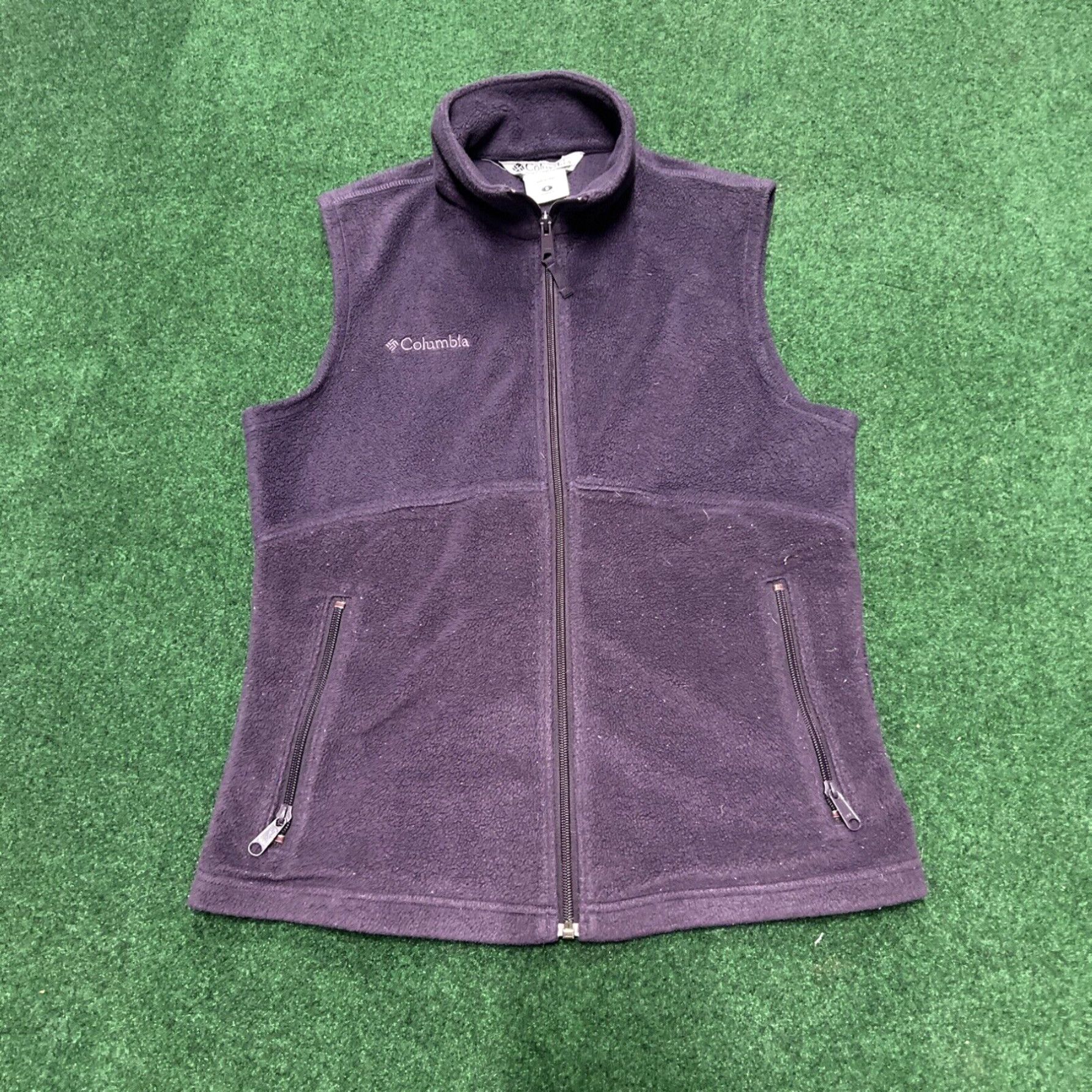 Patagonia Columbia Women's Zip Up Fleece Vest Small Purple Outdoor Size S / US 4 / IT 40 - 1 Thumbnail