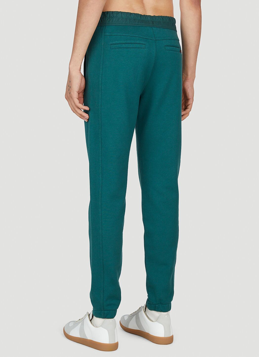 Saint Laurent Paris oc11z0526 736739 Sweatpants & Joggers in Fleece in Green Size US 30 / EU 46 - 4 Thumbnail