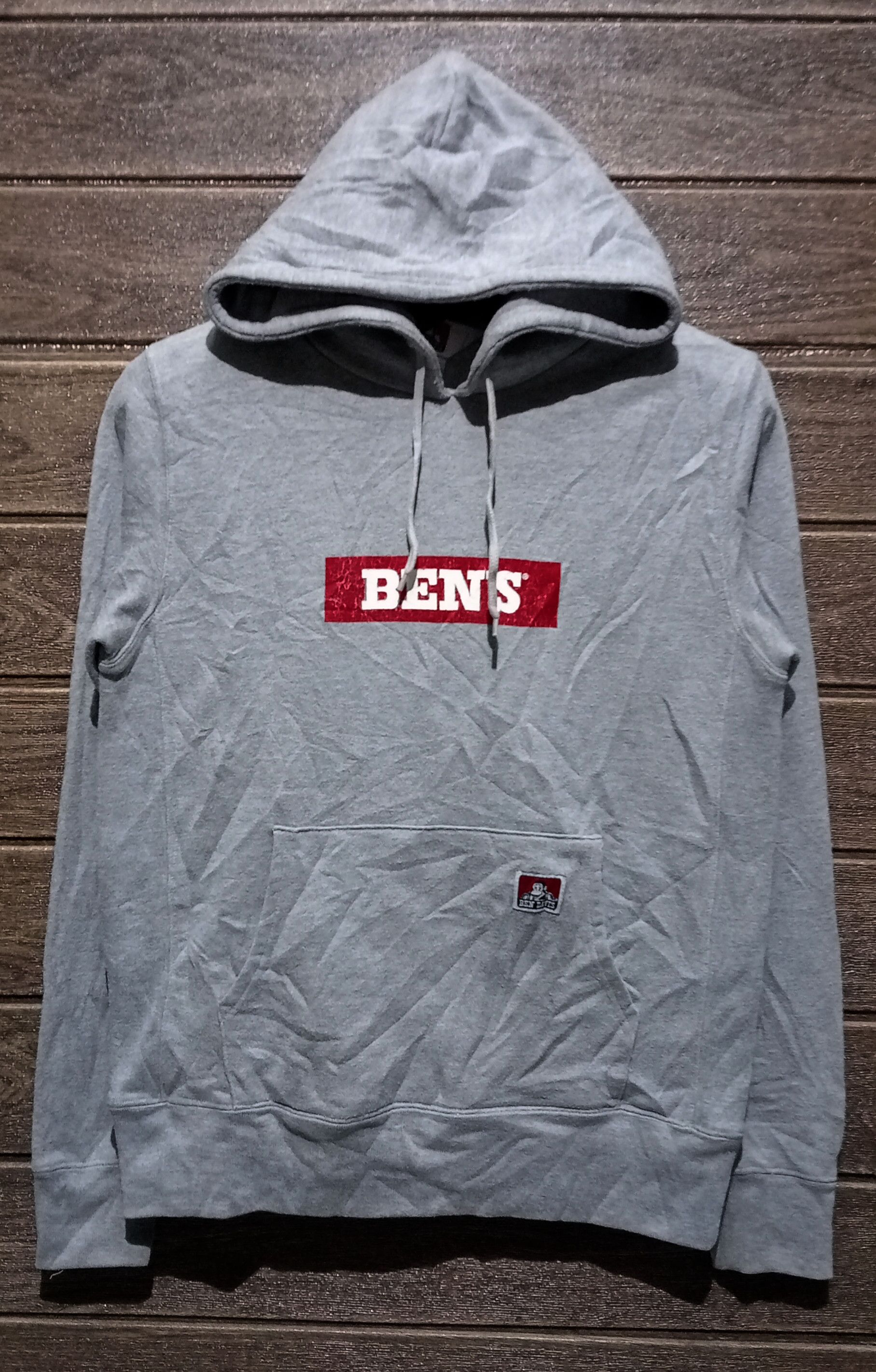 Ben Davis Vintage Ben Davis Workwear Pullover Hoodie Size US S / EU 44-46 / 1 - 1 Thumbnail