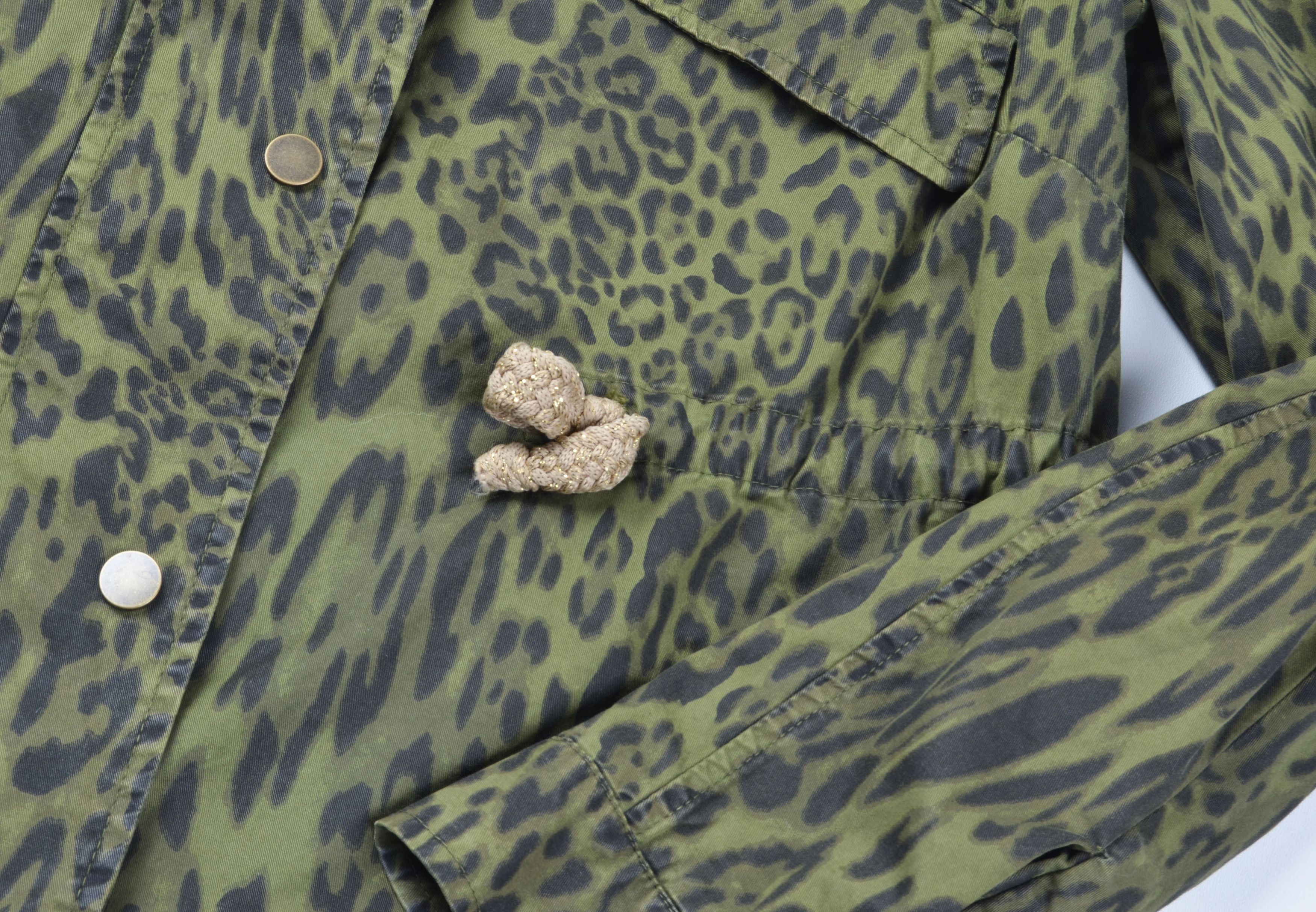 Other Bazar Deluxe Leopard Beaded Boho Hooded Jacket Size S / US 4 / IT 40 - 6 Thumbnail