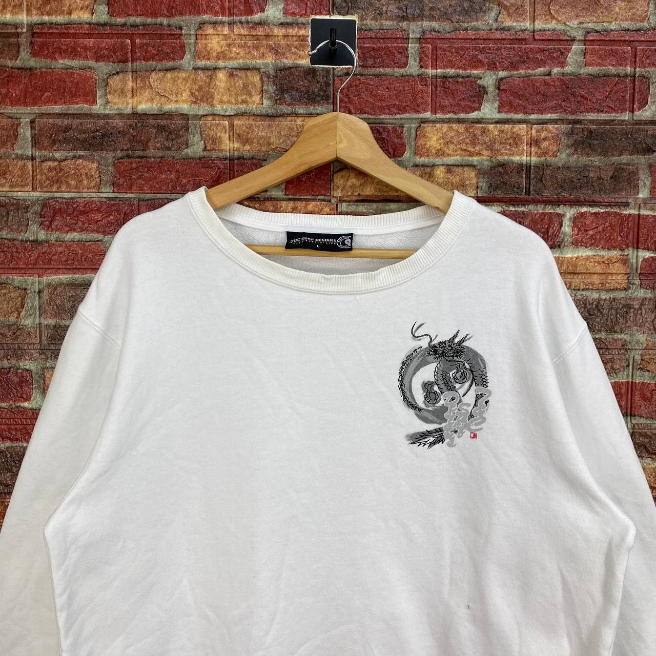 Other Vintage T&C Surf dragon Yakuza motive sukajan Loose Neck Size US L / EU 52-54 / 3 - 7 Thumbnail