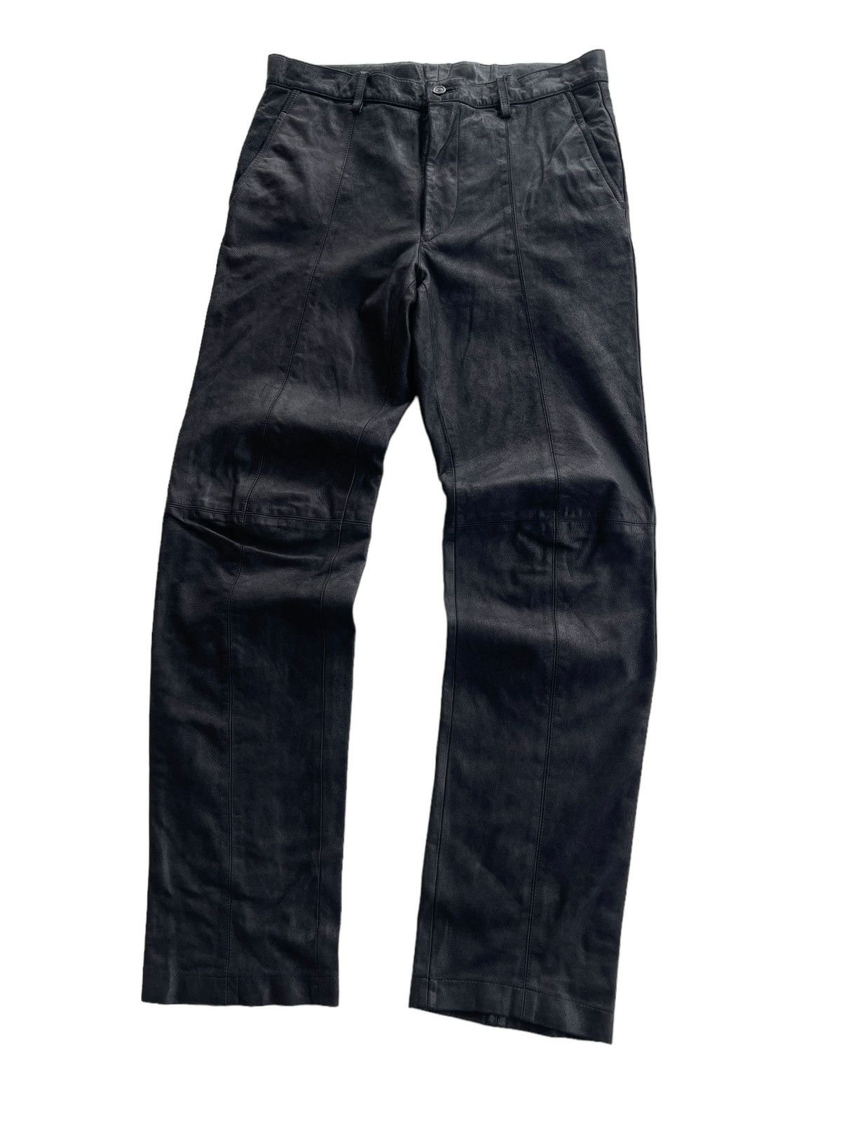 Issey Miyake Issey Miyake Men Sheepskin Leather Pants Size US 31 - 5 Thumbnail