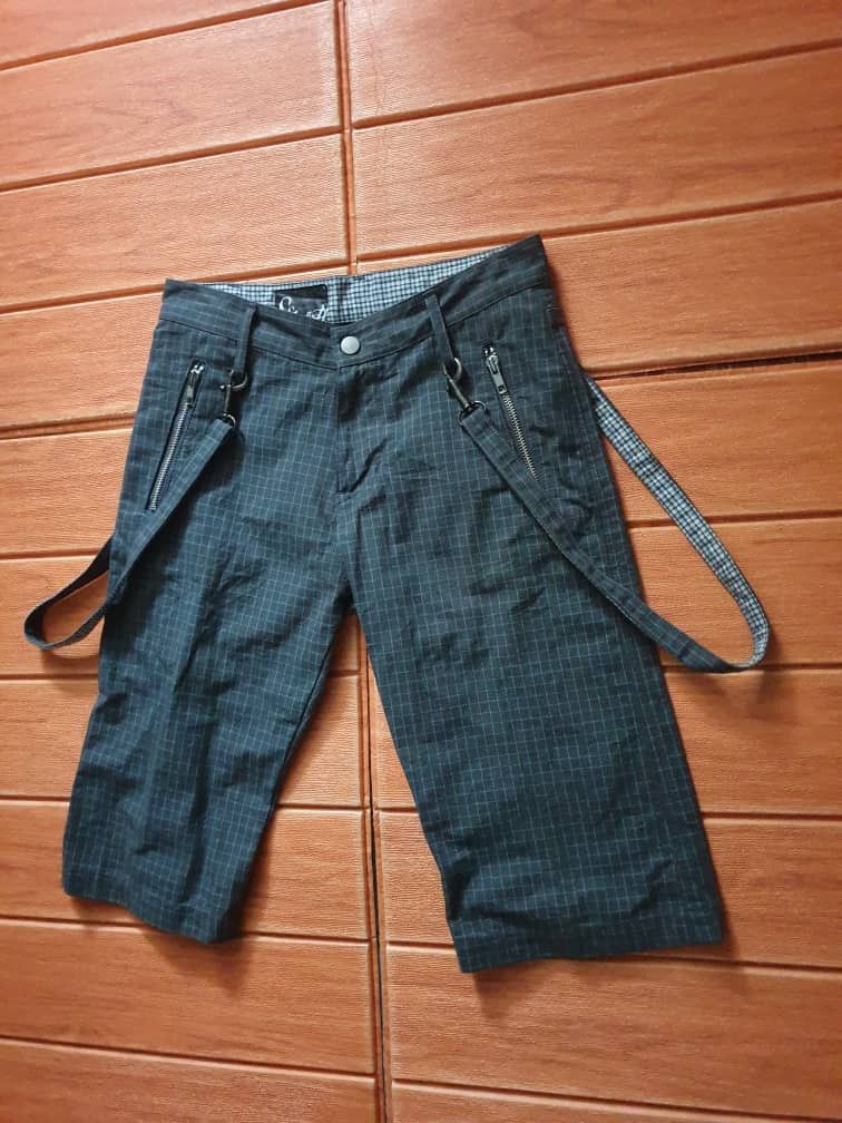 Japanese Brand 💥Sladky Japanese brand checkered punk rock style short pant Size US 27 - 6 Thumbnail