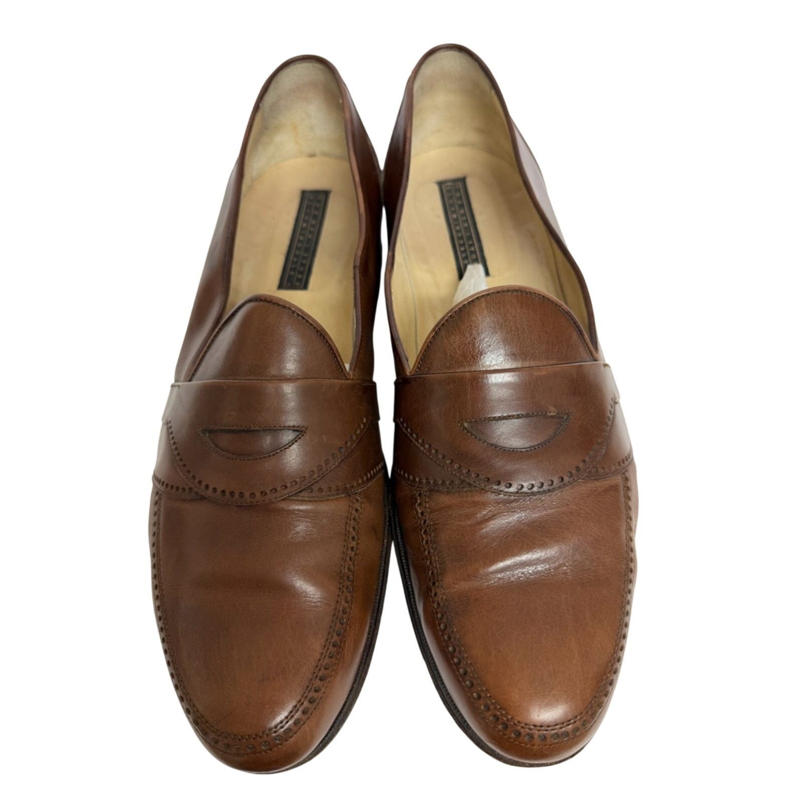 Bloomingdale's The Men's Store at Bloomingdale's Handmade Penny Loafers Size US 11 / EU 44 - 4 Thumbnail