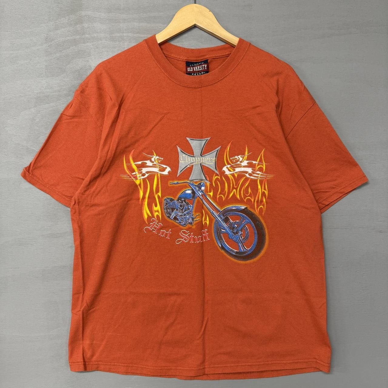 Vintage Vintage West Coast Choppers Flame Lightning Shirt XL Size US XL / EU 56 / 4 - 1 Thumbnail